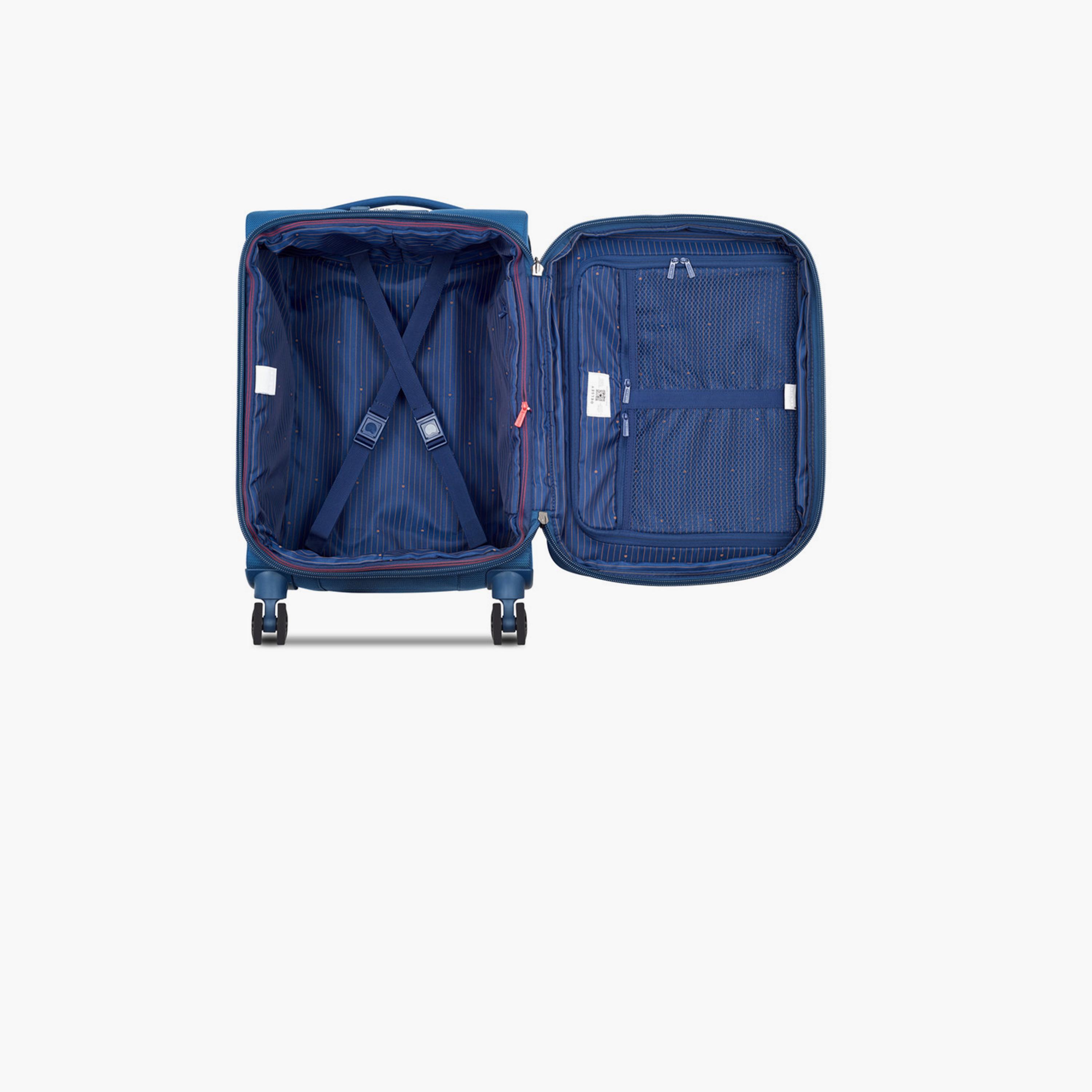Delsey Paris Monmartre Air 2.0 55 CM Small Cabin Polyester Soft Sided 4-Wheeler Spinner Trolley Bag with TSA Lock-travel-luggagesandbags-luggage-image-7