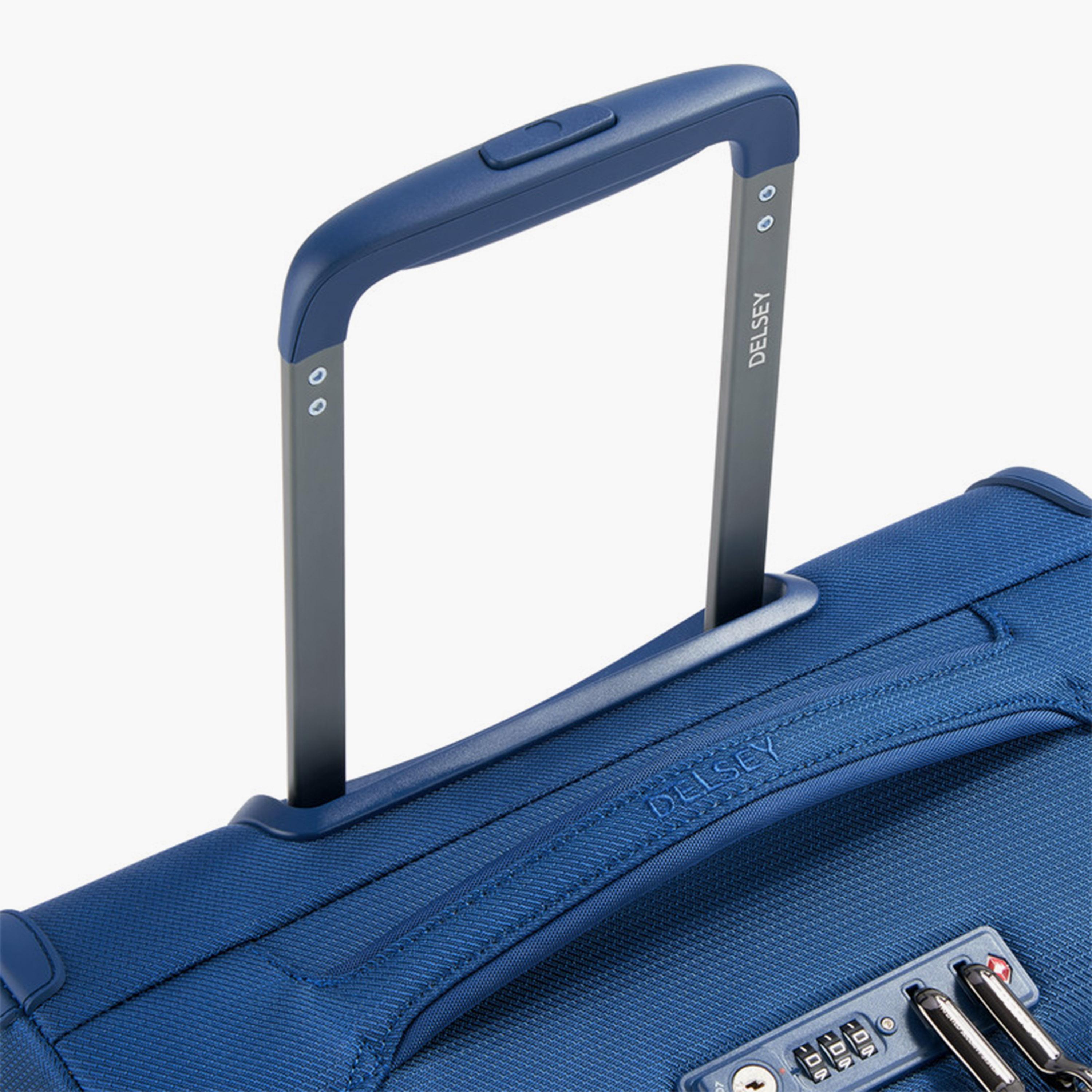 Delsey Paris Monmartre Air 2.0 55 CM Small Cabin Polyester Soft Sided 4-Wheeler Spinner Trolley Bag with TSA Lock-travel-luggagesandbags-luggage-image-8