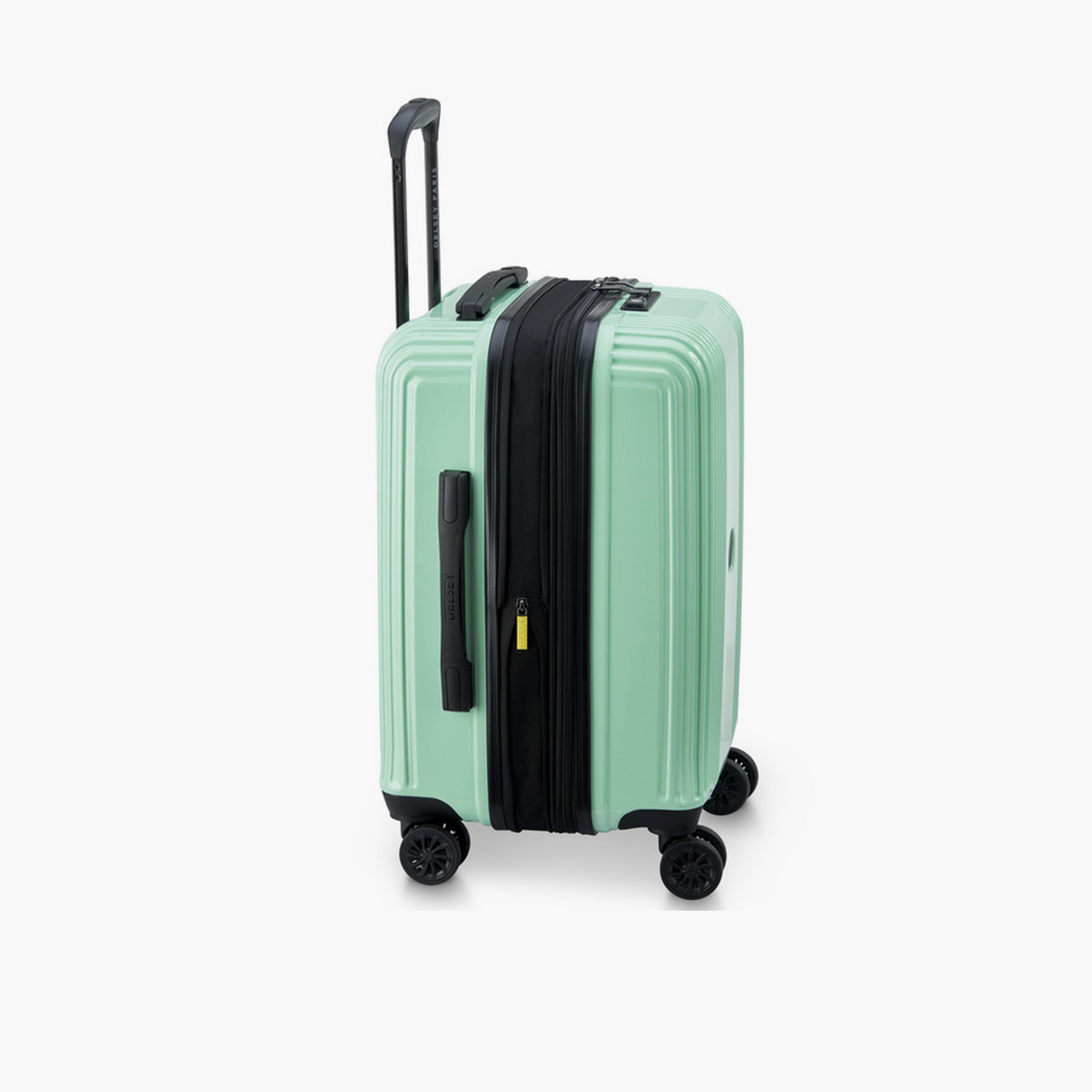Delsey Paris Ophelie 55 CM Small Cabin Polycarbonate with ABS Hard Sided 4-Wheeler Spinner Trolley Bag with TSA Lock-travel-luggagesandbags-luggage-image-5
