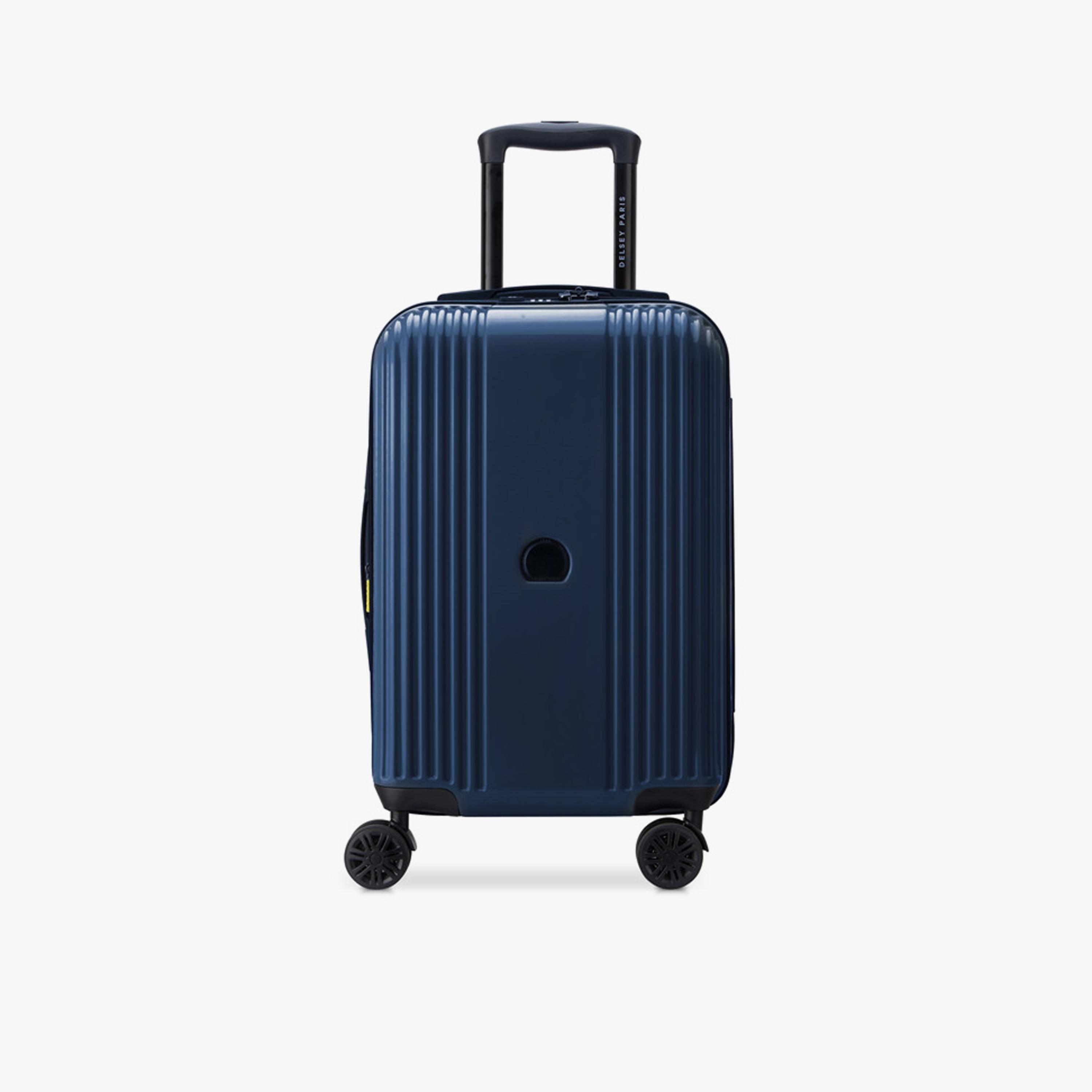 Delsey Paris Ophelie 55 CM Small Cabin Polycarbonate with ABS Hard Sided 4-Wheeler Spinner Trolley Bag with TSA Lock-travel-luggagesandbags-luggage-image-1