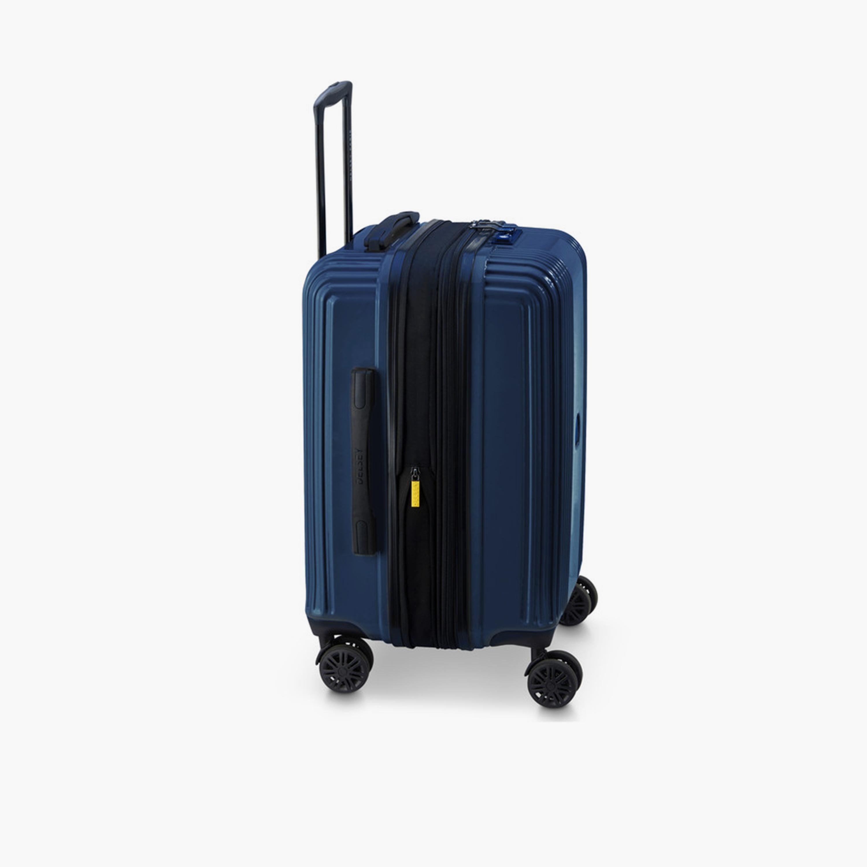 Delsey Paris Ophelie 55 CM Small Cabin Polycarbonate with ABS Hard Sided 4-Wheeler Spinner Trolley Bag with TSA Lock-travel-luggagesandbags-luggage-image-5