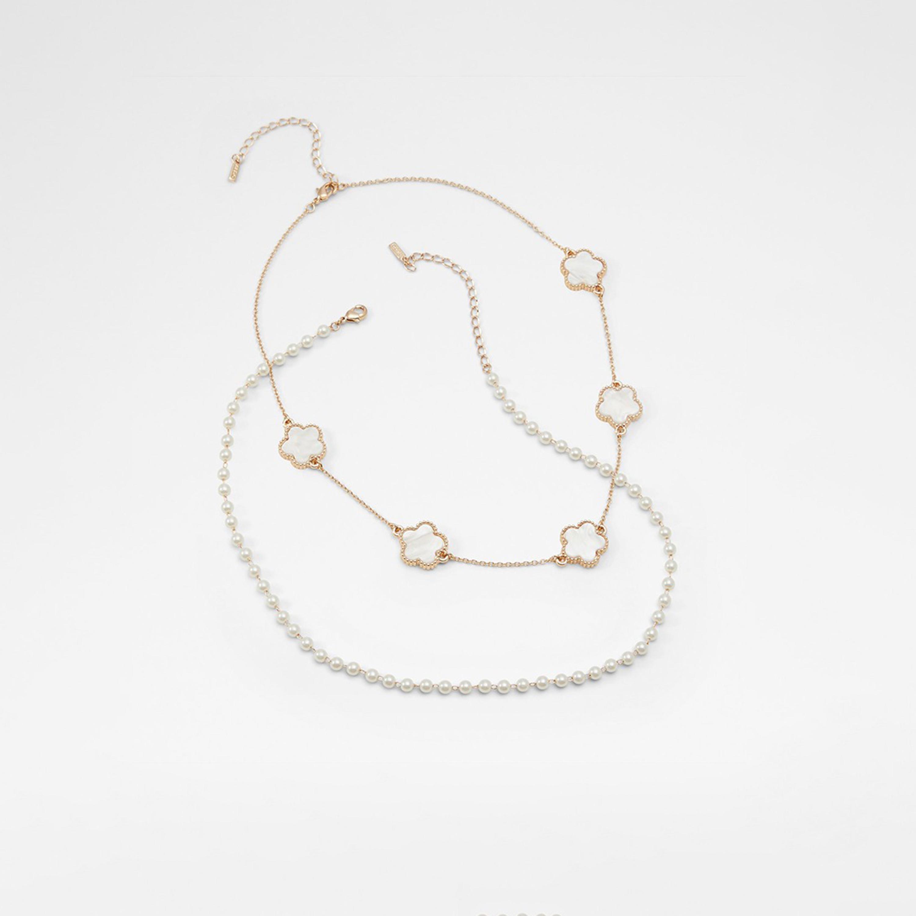 ألدو قلادة معدنية متعددة الألوان مزخرفة نسائية | مقاس واحد | 23LOVELIES-women-watchesandjewellery-jewellery-necklacesandpendants-image-1