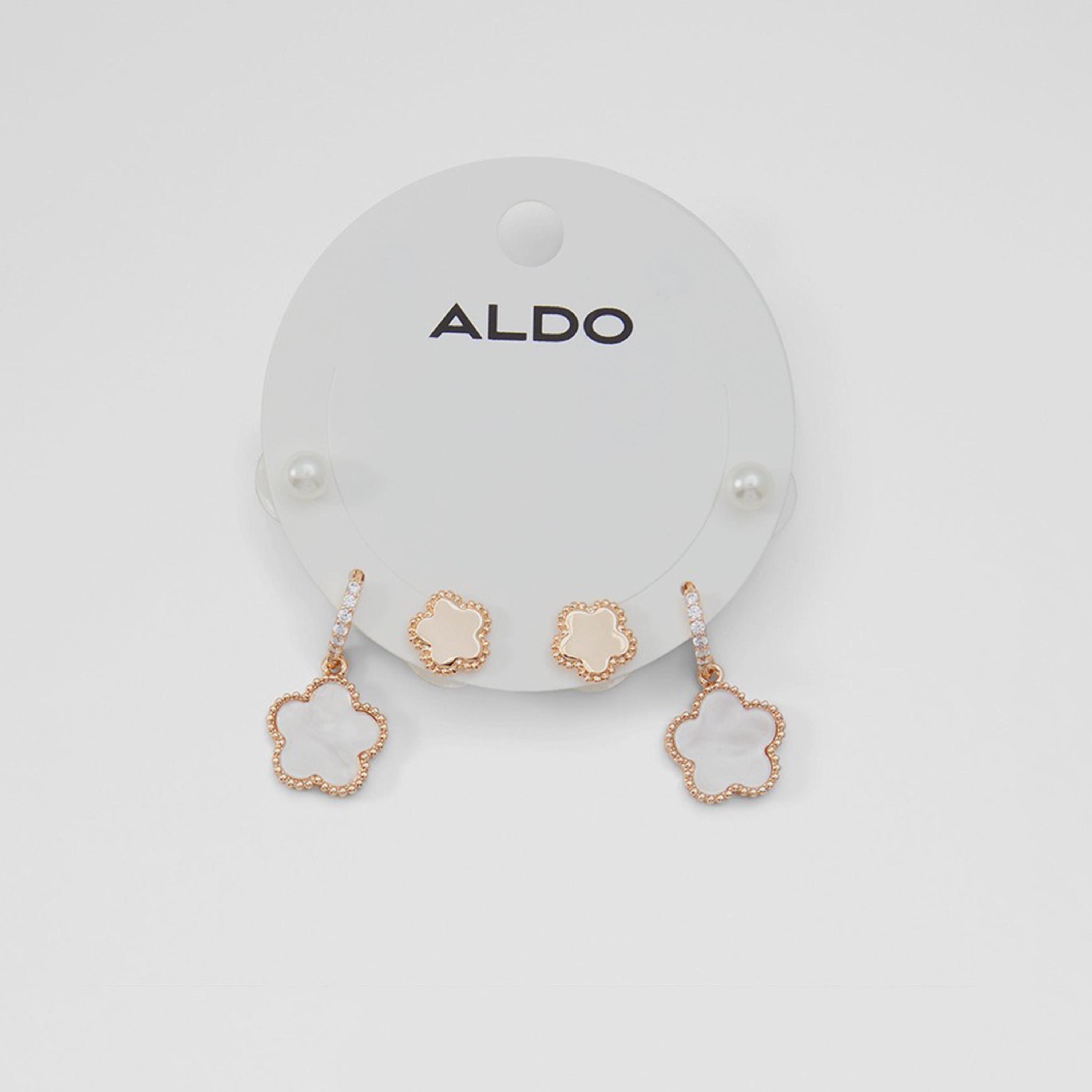 ألدو أقراط معدنية متعددة الألوان مزخرفة نسائية | 23JENDE-women-watchesandjewellery-jewellery-earrings-image-1