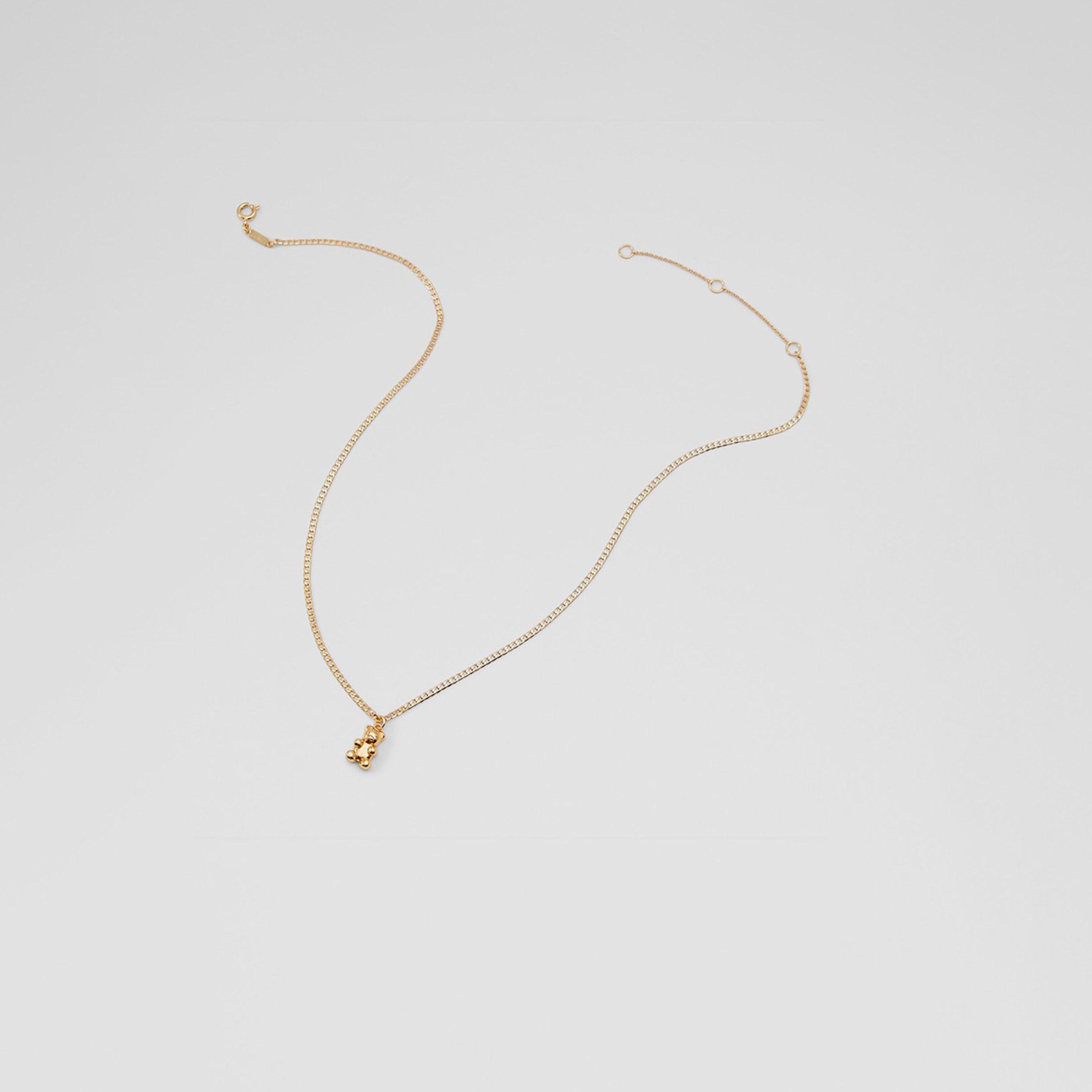 ألدو قلادة نسائية معدنية مزخرفة بالذهب | مقاس واحد | 23BEARSY-women-watchesandjewellery-jewellery-necklacesandpendants-image-1