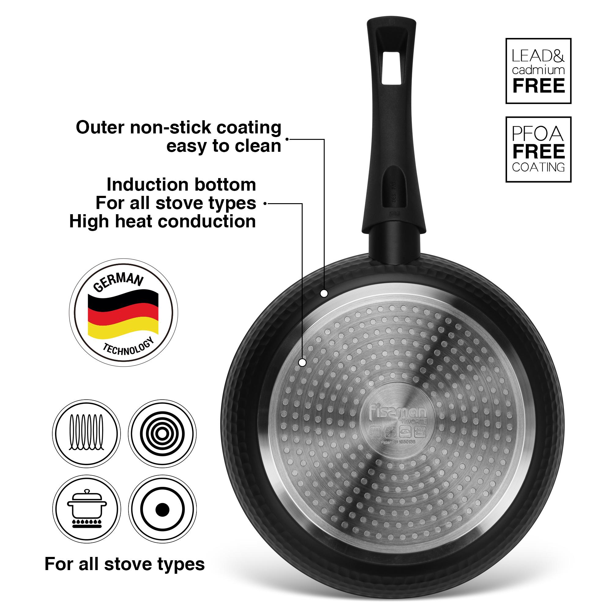 Favorite Aluminium Non-Stick Frying Pan - 24 cms-household-kitchen-cookware-potsandpans-image-3