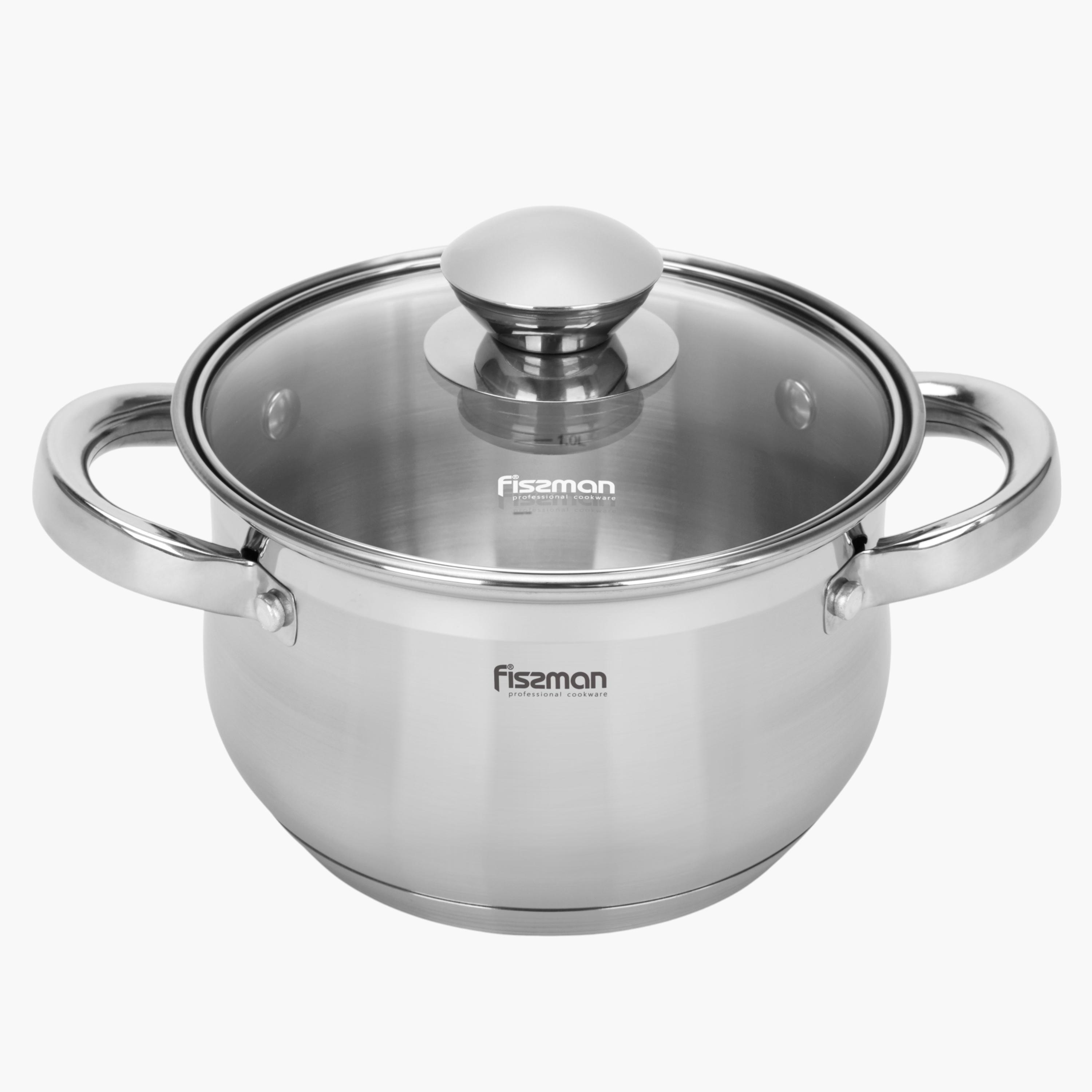 قدر ستانليس ستيل مع غطاء زجاجي فيلينا من فيسمان - 2.9 لتر-household-kitchen-cookware-potsandpans-image-1