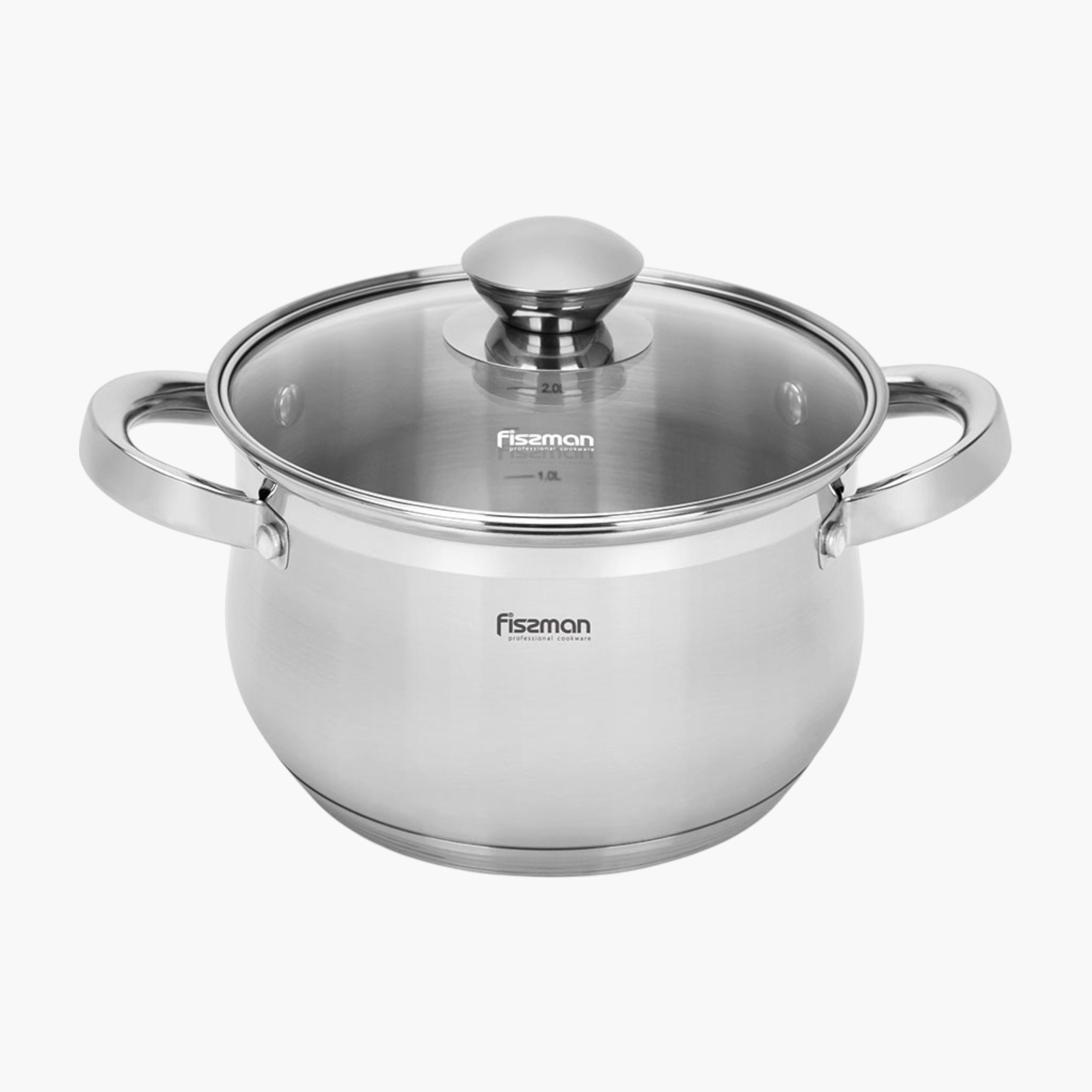 قدر ستانليس ستيل مع غطاء زجاجي فيلينا من فيسمان - 2.9 لتر-household-kitchen-cookware-potsandpans-image-2