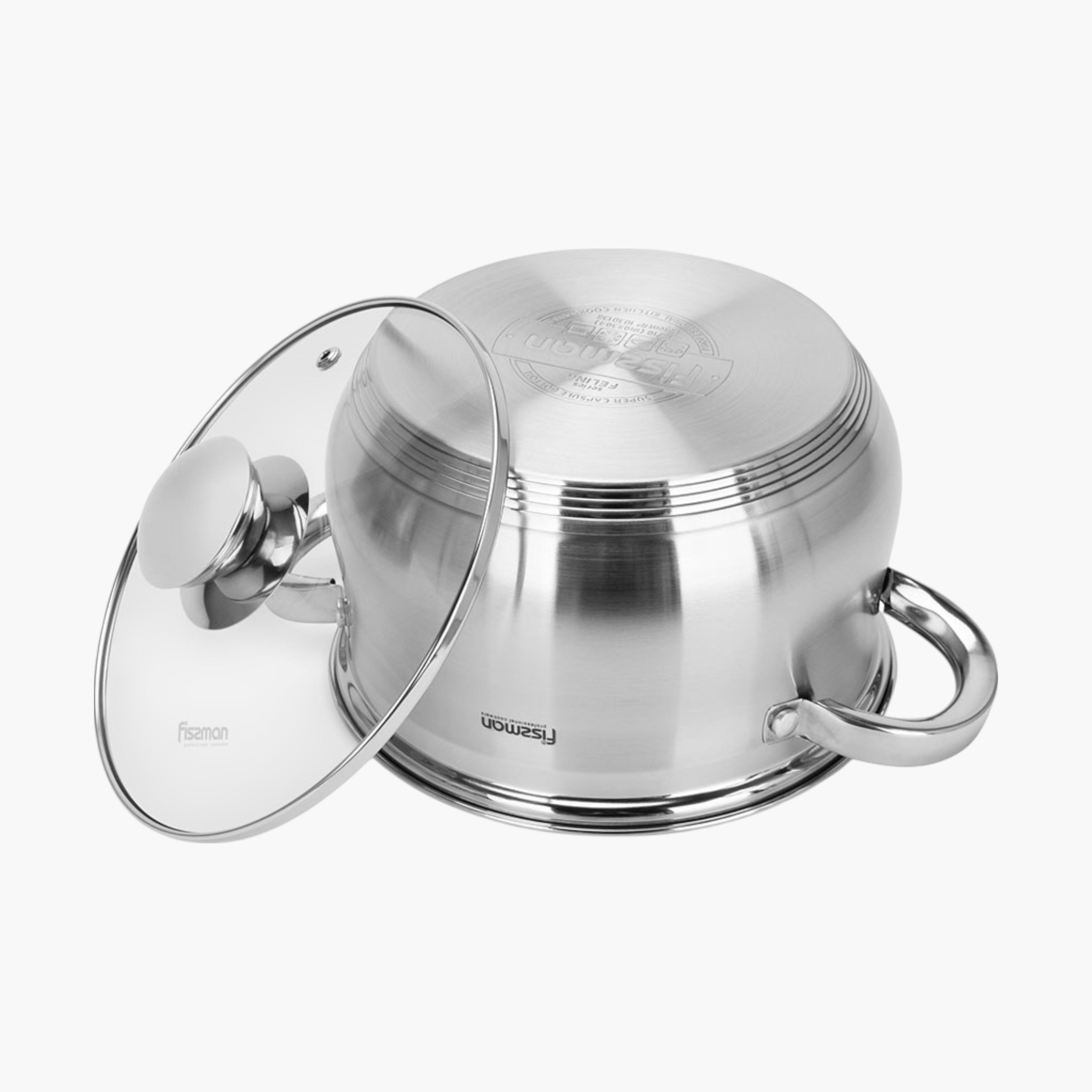 قدر ستانليس ستيل مع غطاء زجاجي فيلينا من فيسمان - 2.9 لتر-household-kitchen-cookware-potsandpans-image-5