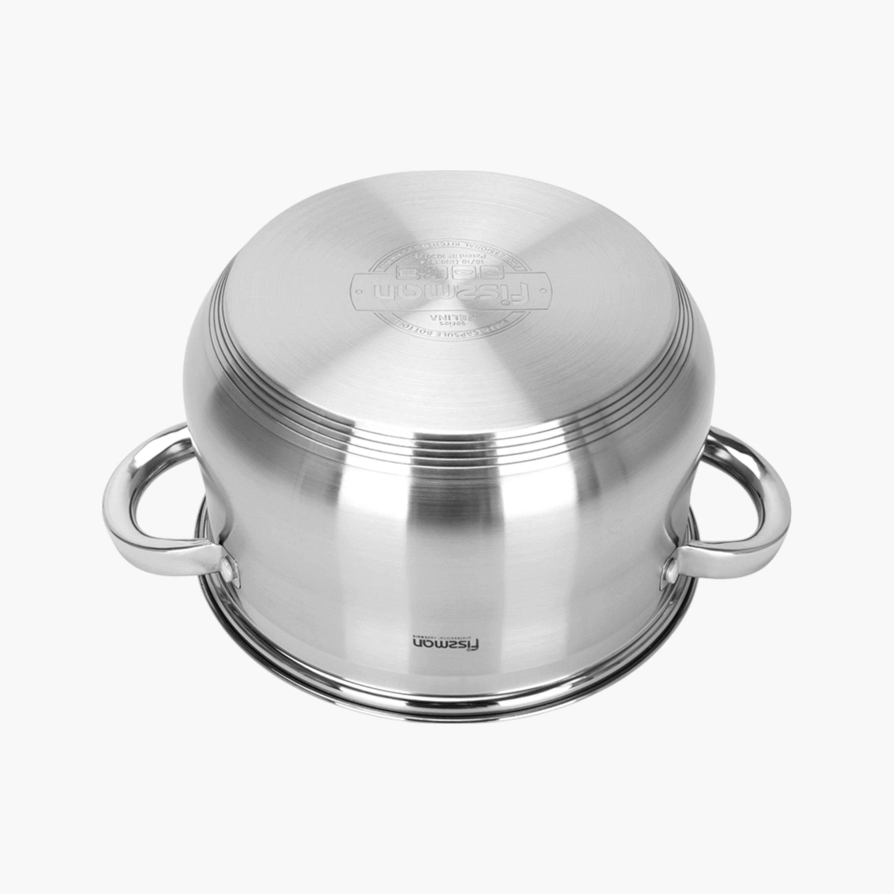 Felina Stainless Steel Stockpot with Glass Lid - 3.9 L-household-kitchen-cookware-potsandpans-image-10