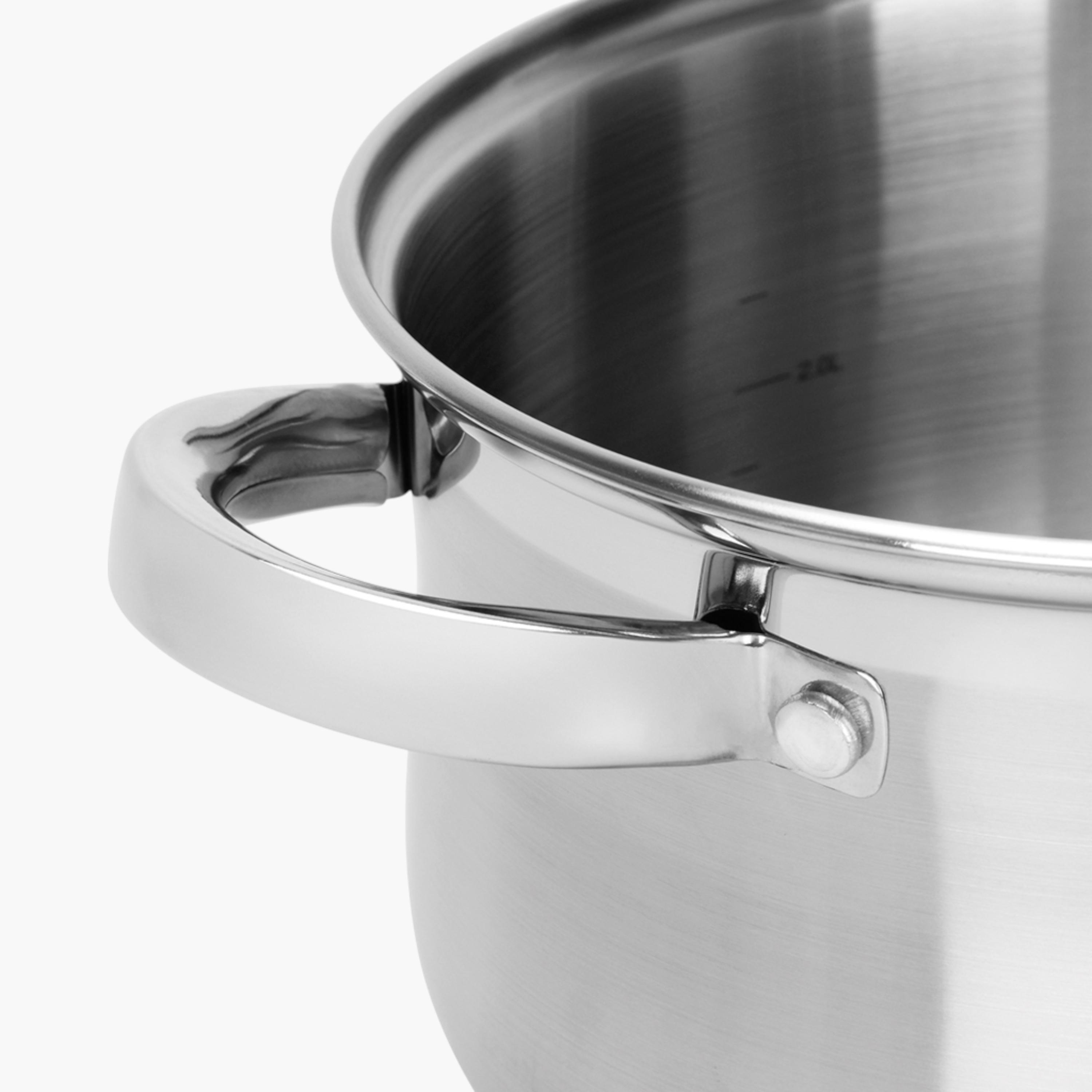 Felina Stainless Steel Stockpot with Glass Lid - 3.9 L-household-kitchen-cookware-potsandpans-image-11