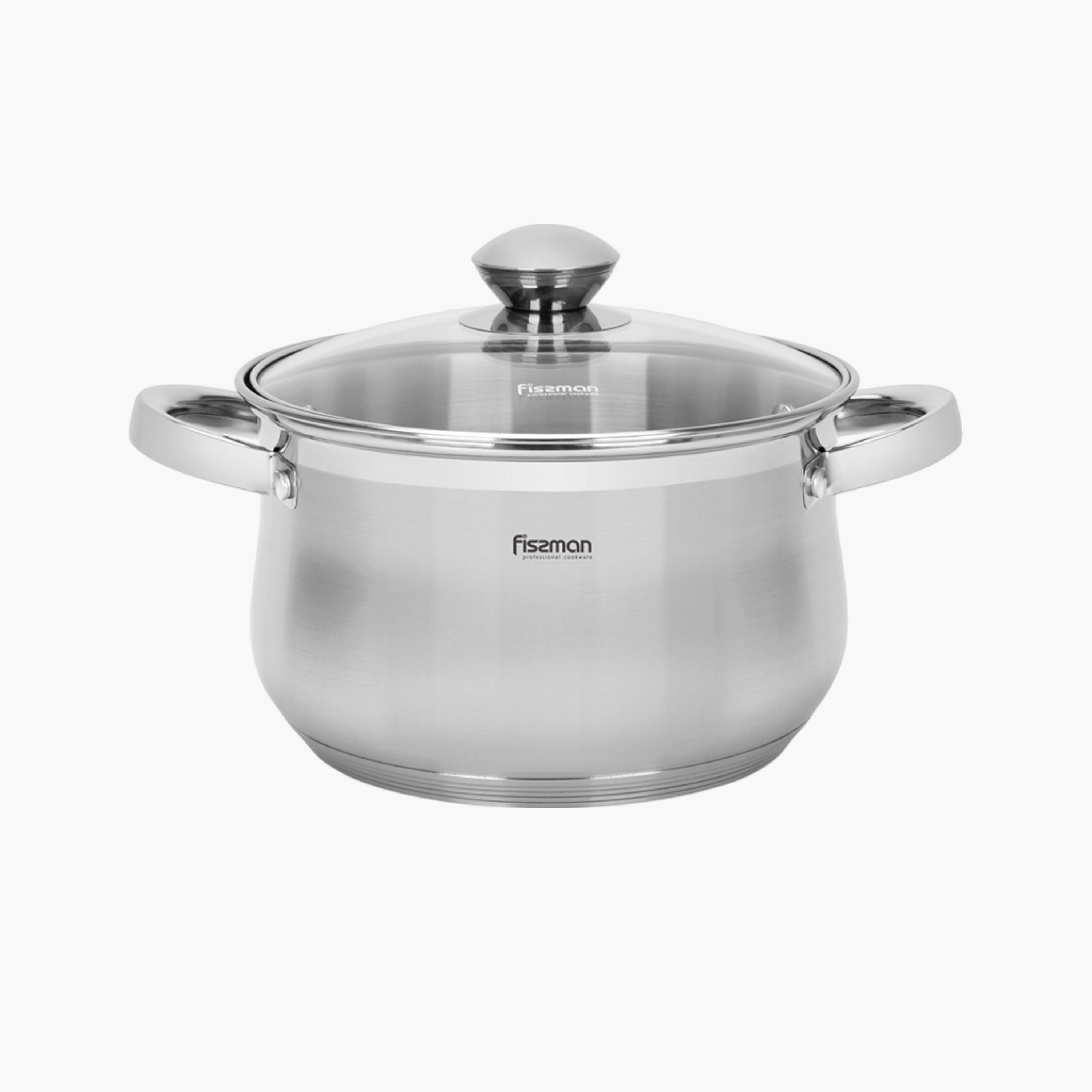 Felina Stainless Steel Stockpot with Glass Lid - 3.9 L-household-kitchen-cookware-potsandpans-image-5