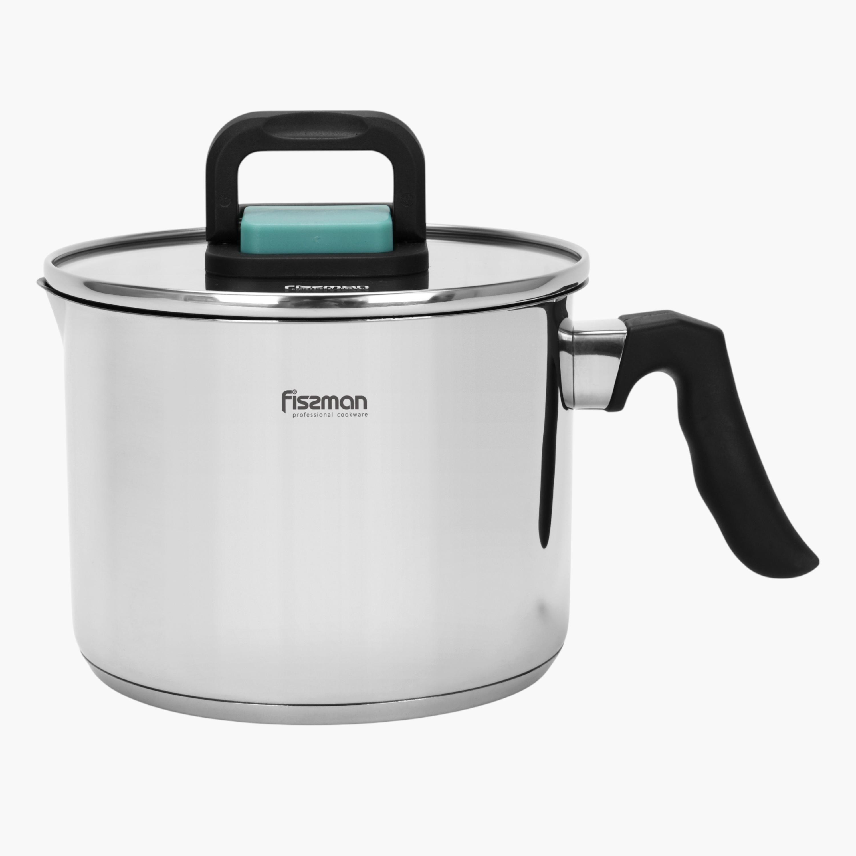 Stainless Steel Milk Pot with Glass Lid - 2.5 L-household-kitchen-cookware-potsandpans-image-5
