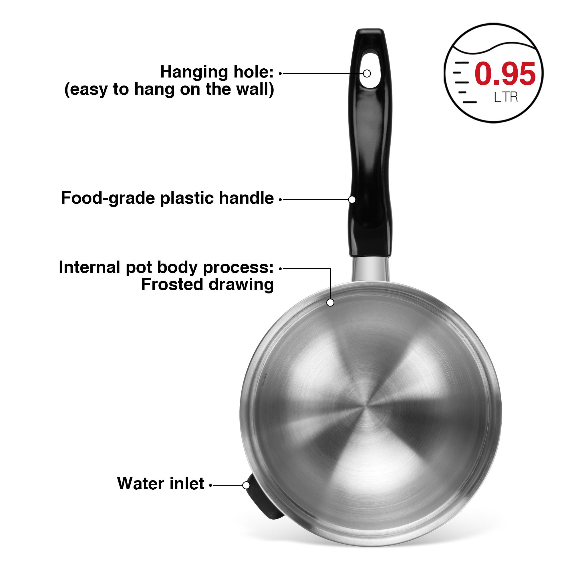 قدر صلصة ستانليس ستيل من فيسمان - 0.95 لتر-household-kitchen-cookware-potsandpans-image-2