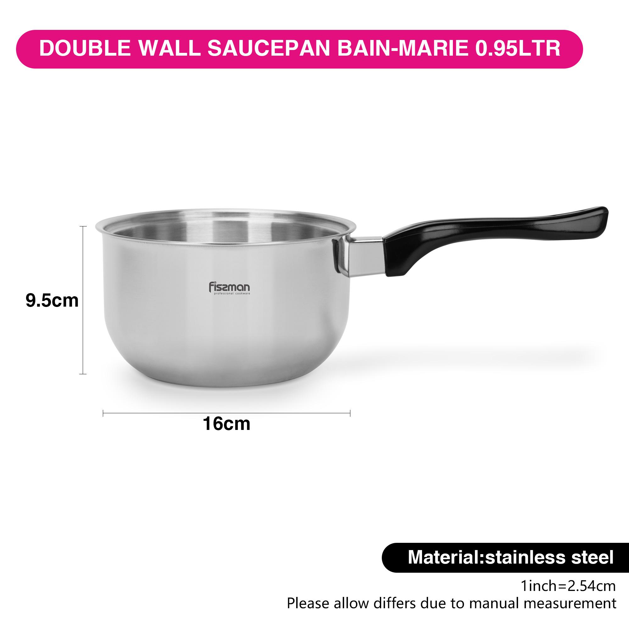 قدر صلصة ستانليس ستيل من فيسمان - 0.95 لتر-household-kitchen-cookware-potsandpans-image-4