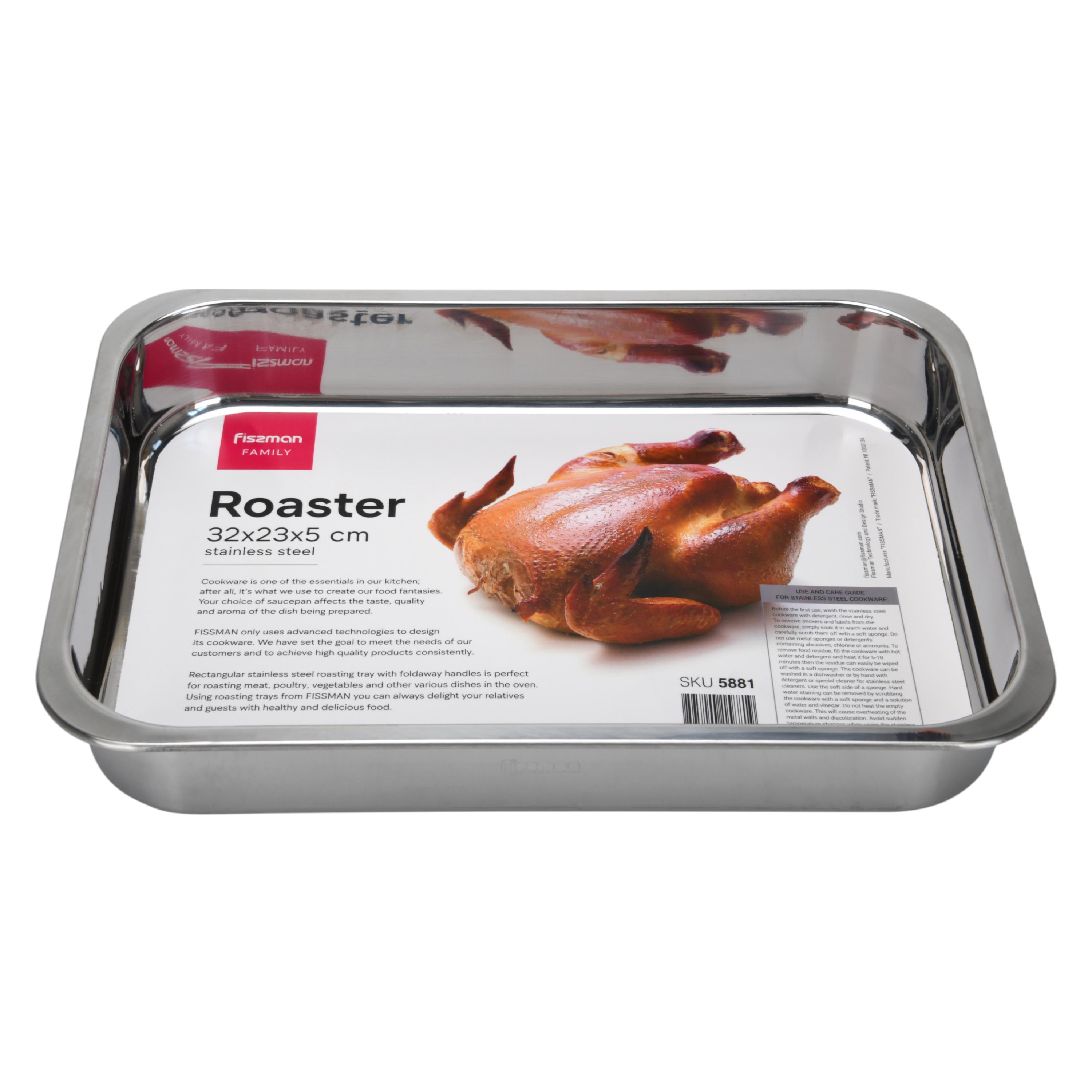 Stainless Steel Roaster - 36 cm-household-kitchen-cookware-cookwareandsets-image-6