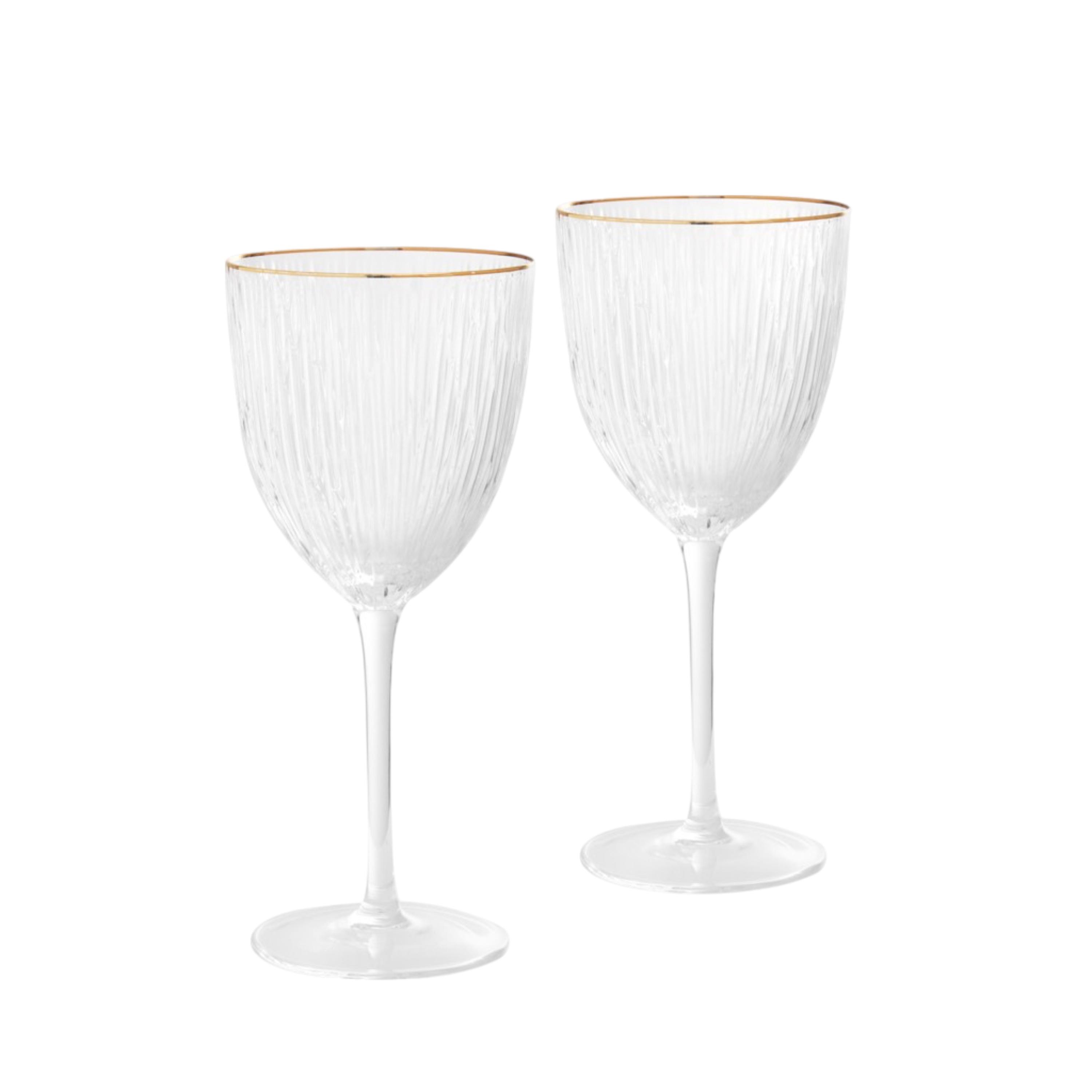 طقم كاسات زجاجية قطعتين من فيسمان - 410 مل-household-dining-glassware-stemware-image-1