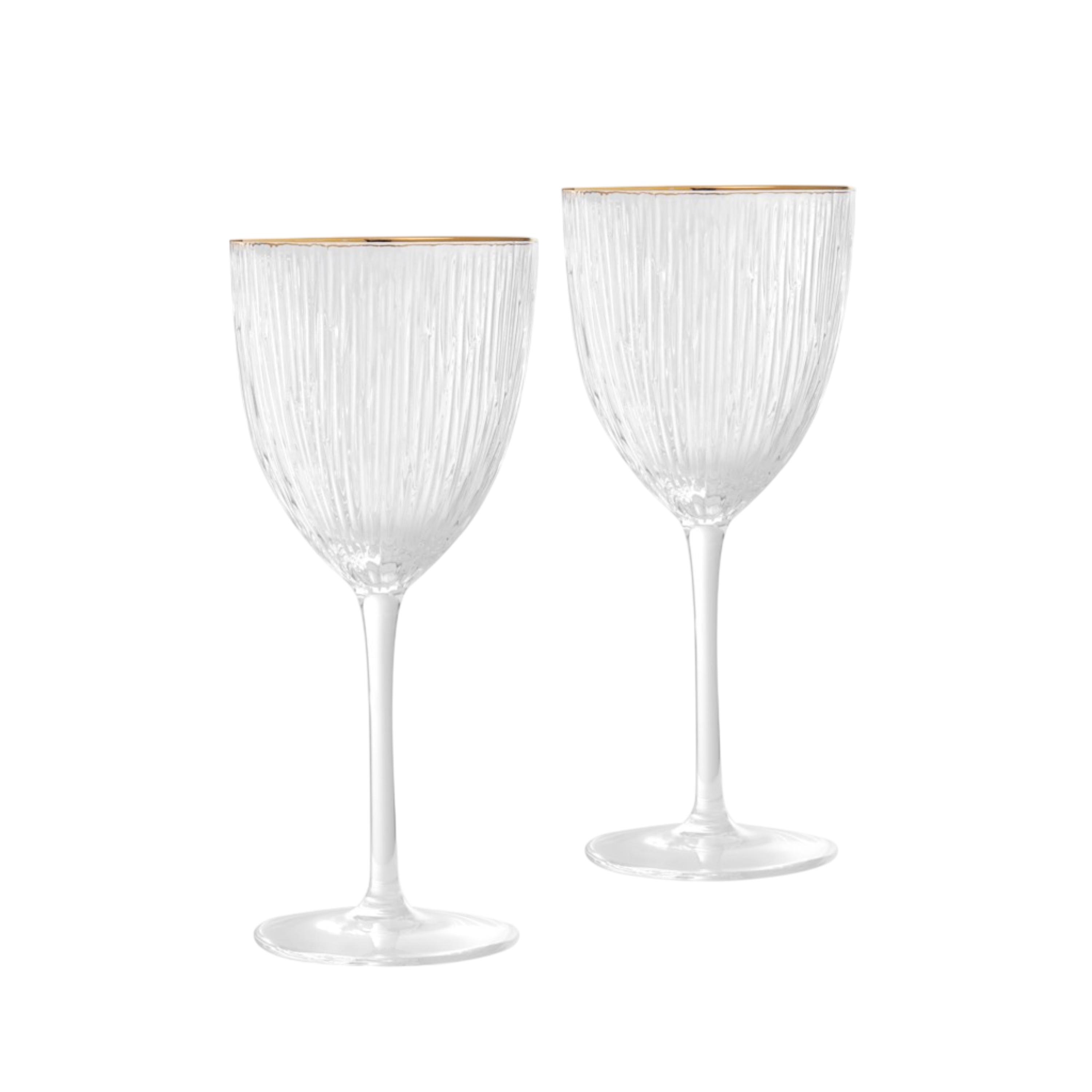 طقم كاسات زجاجية قطعتين من فيسمان - 410 مل-household-dining-glassware-stemware-image-2