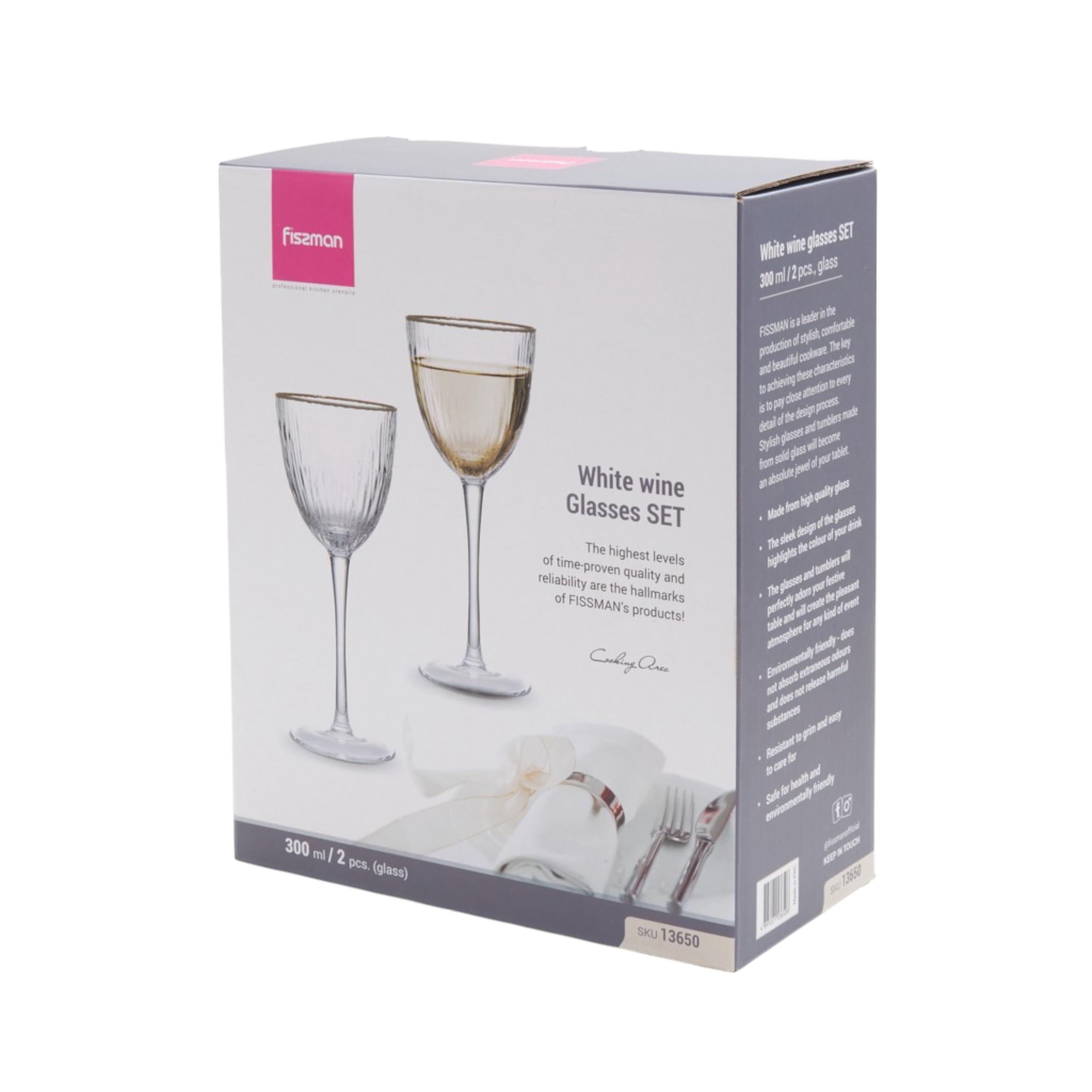 Glass 2-Piece Stemware Set - 300 ml-household-dining-glassware-stemware-image-6
