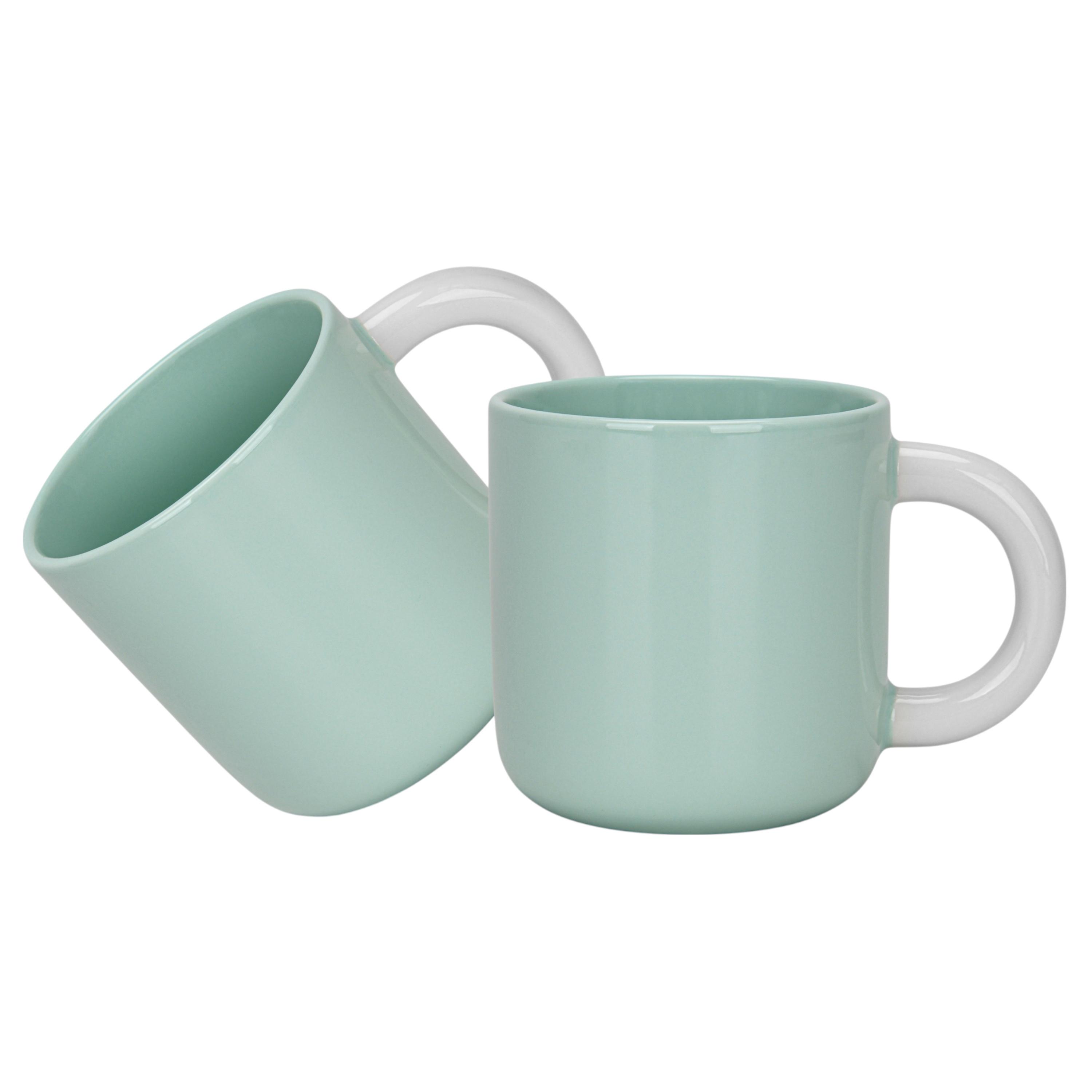 Solid 2-Piece New Bone China Mug - 360 ml-household-dining-teaandcoffee-teaandcoffeesets-image-1