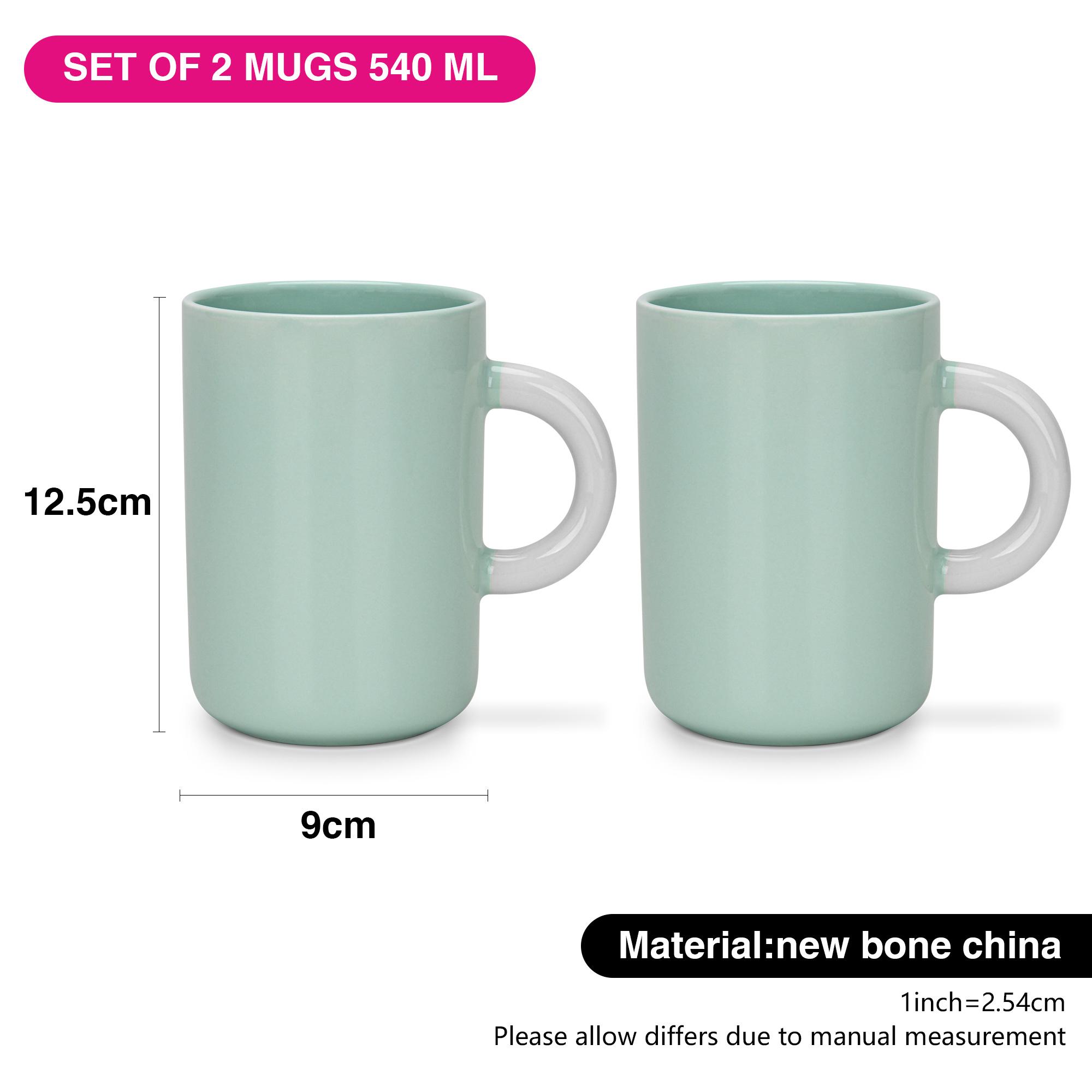 Solid 2-Piece New Bone China Mug Set - 540 ml-household-dining-teaandcoffee-teaandcoffeesets-image-3
