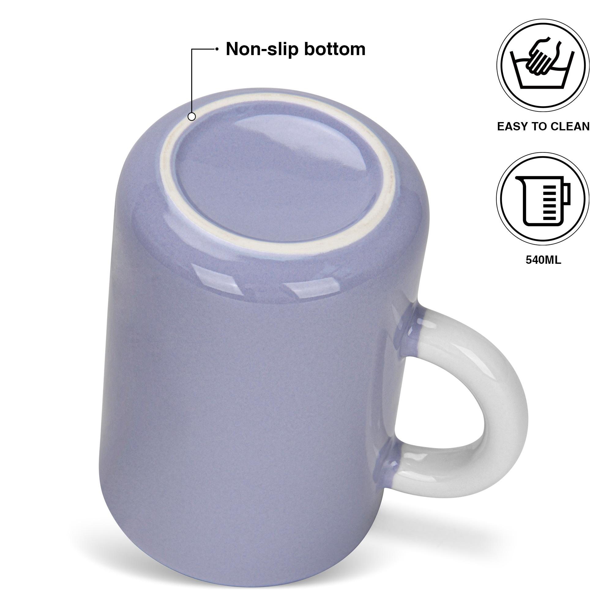 Solid 2-Piece New Bone China Mug Set - 540 ml-household-dining-teaandcoffee-teaandcoffeesets-image-2