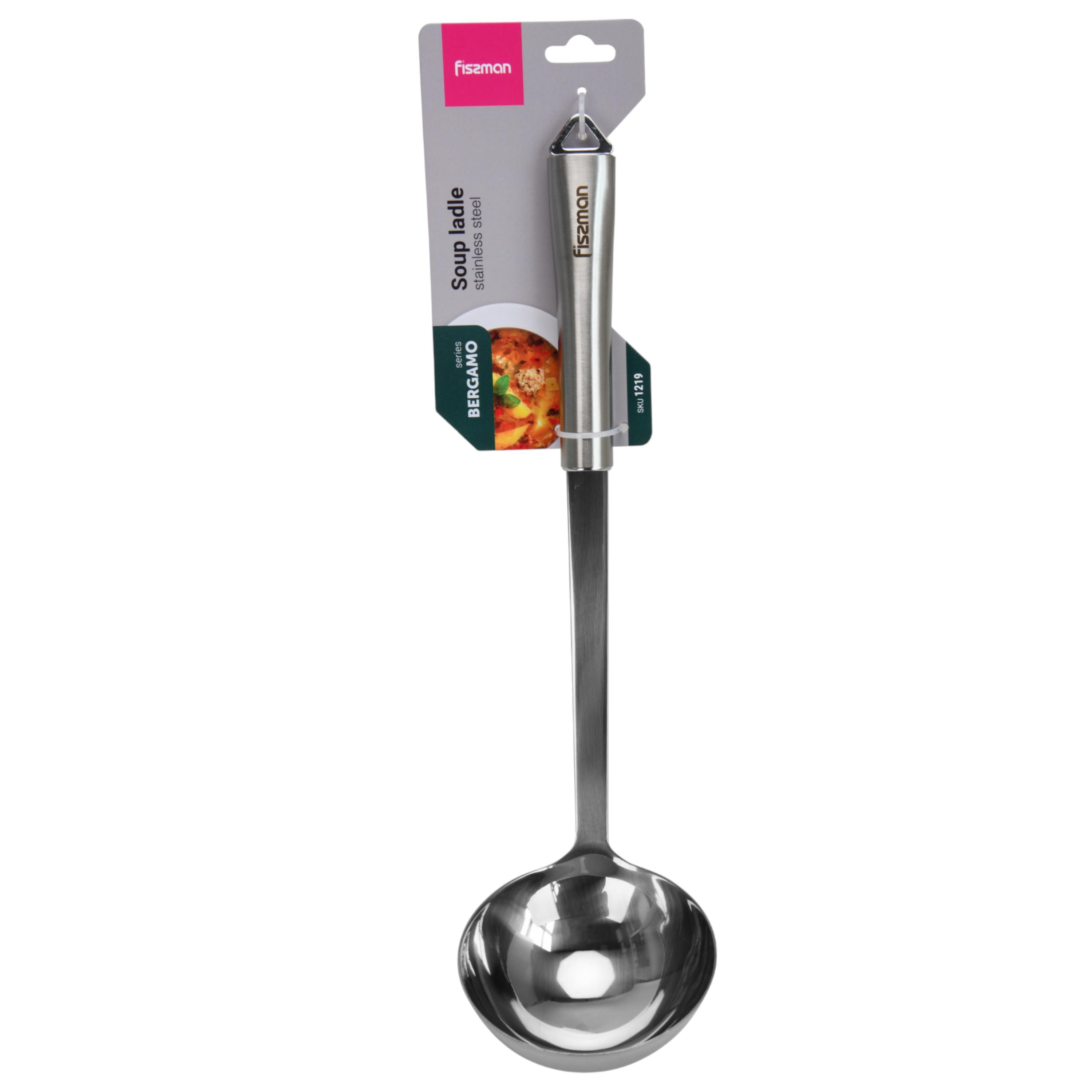 Fissman  Stainless Steel Soup Ladle - Bergamo-household-kitchen-kitchentoolsandutensils-cookingutensils-image-6