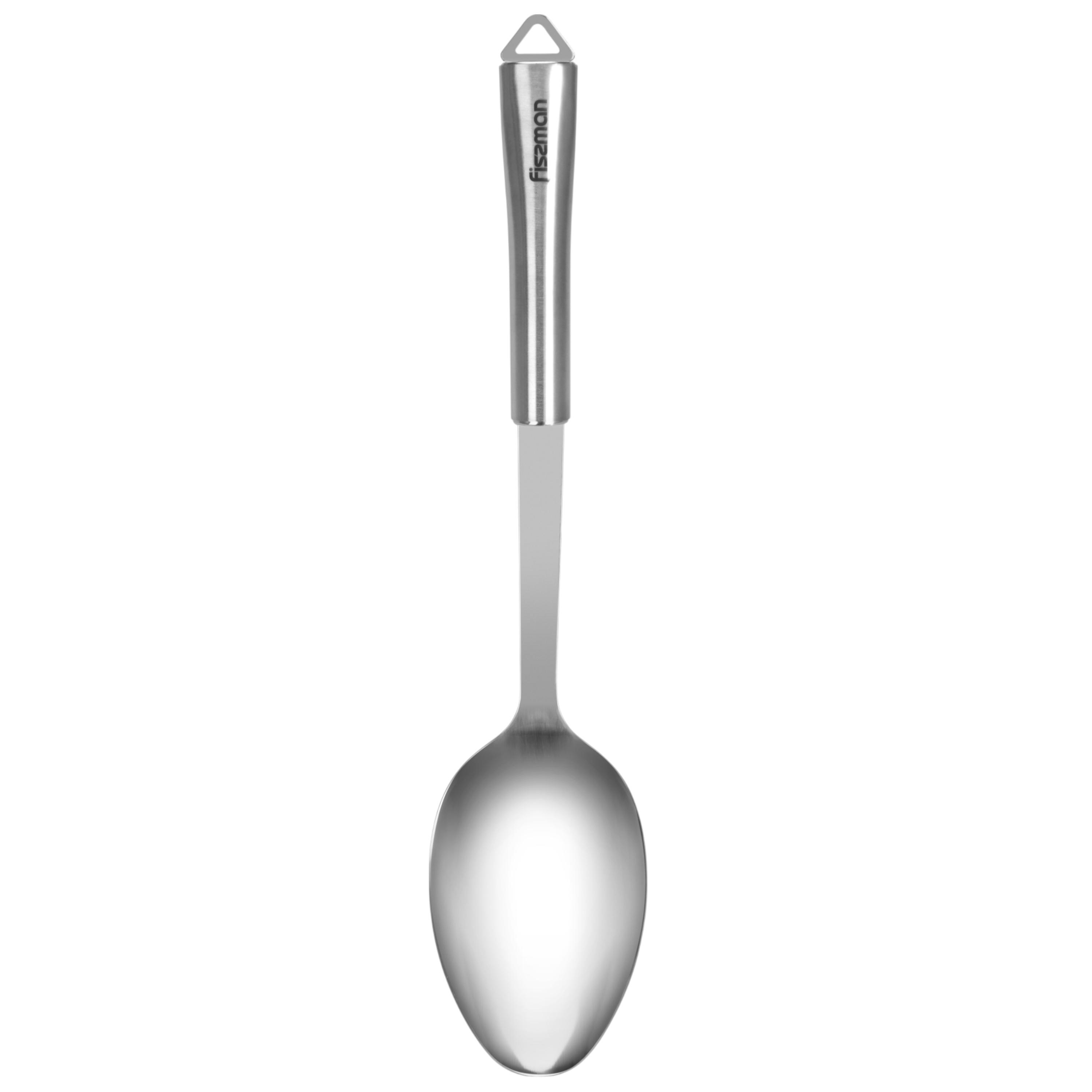 Fissman Bergamo Stainless Steel Cooking Spoon - 33 cms-household-kitchen-kitchentoolsandutensils-cookingutensils-image-4