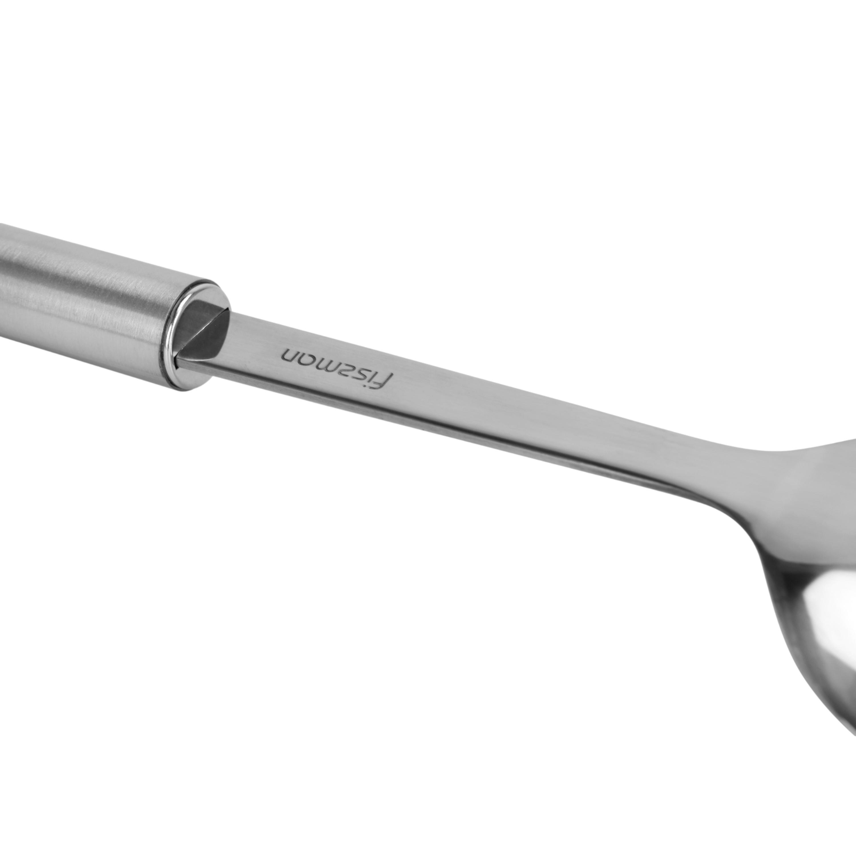 Fissman Bergamo Stainless Steel Cooking Spoon - 33 cms-household-kitchen-kitchentoolsandutensils-cookingutensils-image-5