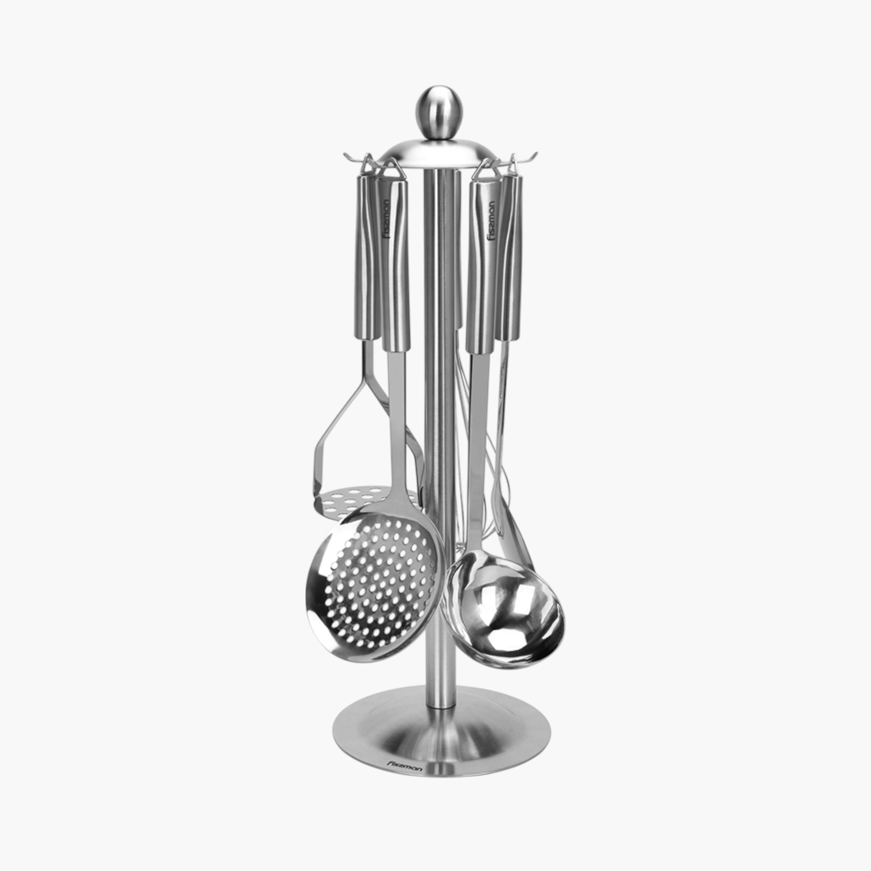 Fissman 6-Piece Stainless Steel Kitchen Tool Set - Bergamo-household-kitchen-kitchentoolsandutensils-cookingutensils-image-1