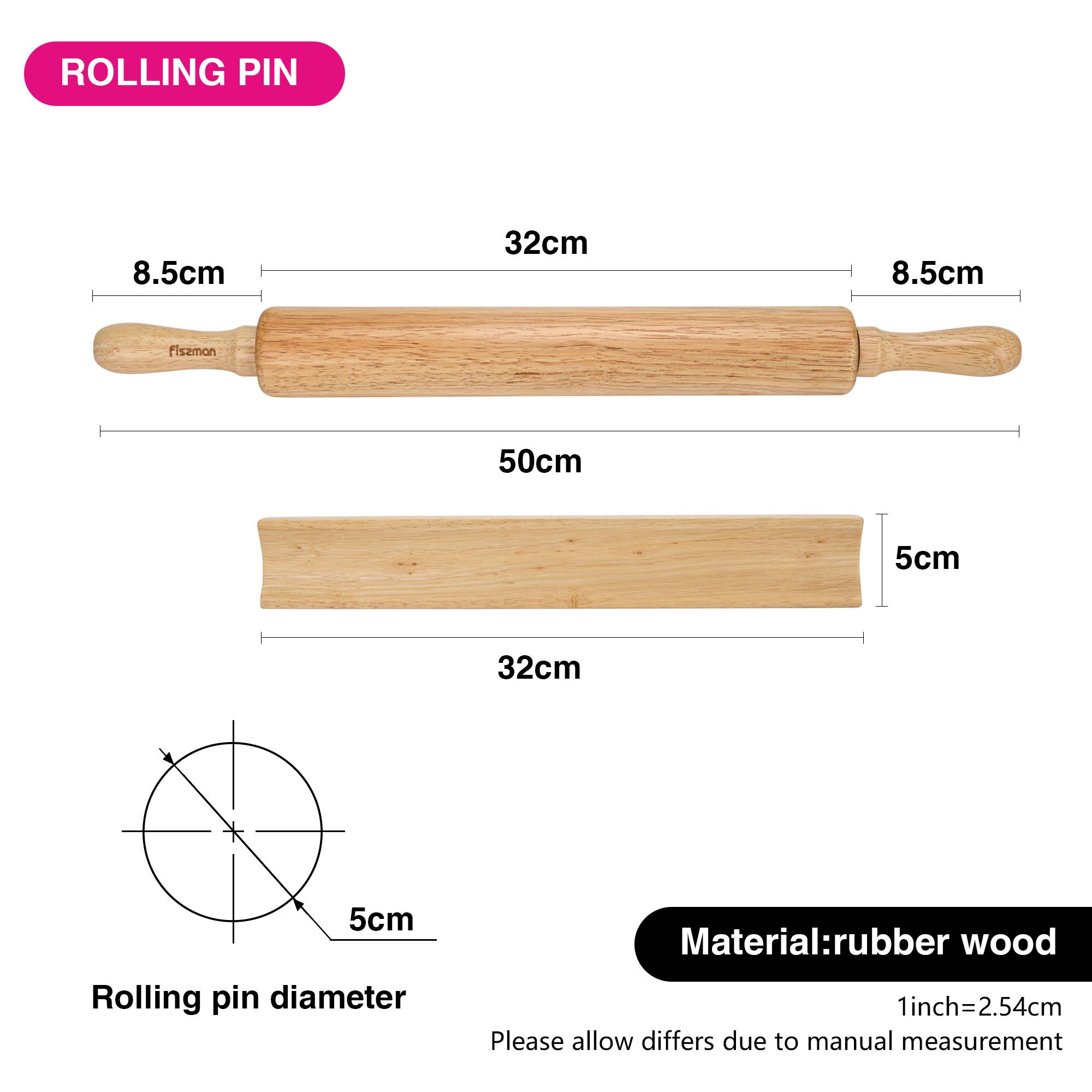 Wooden Rolling Pin with Stand-household-kitchen-kitchentoolsandutensils-foodpreparationtools-image-3