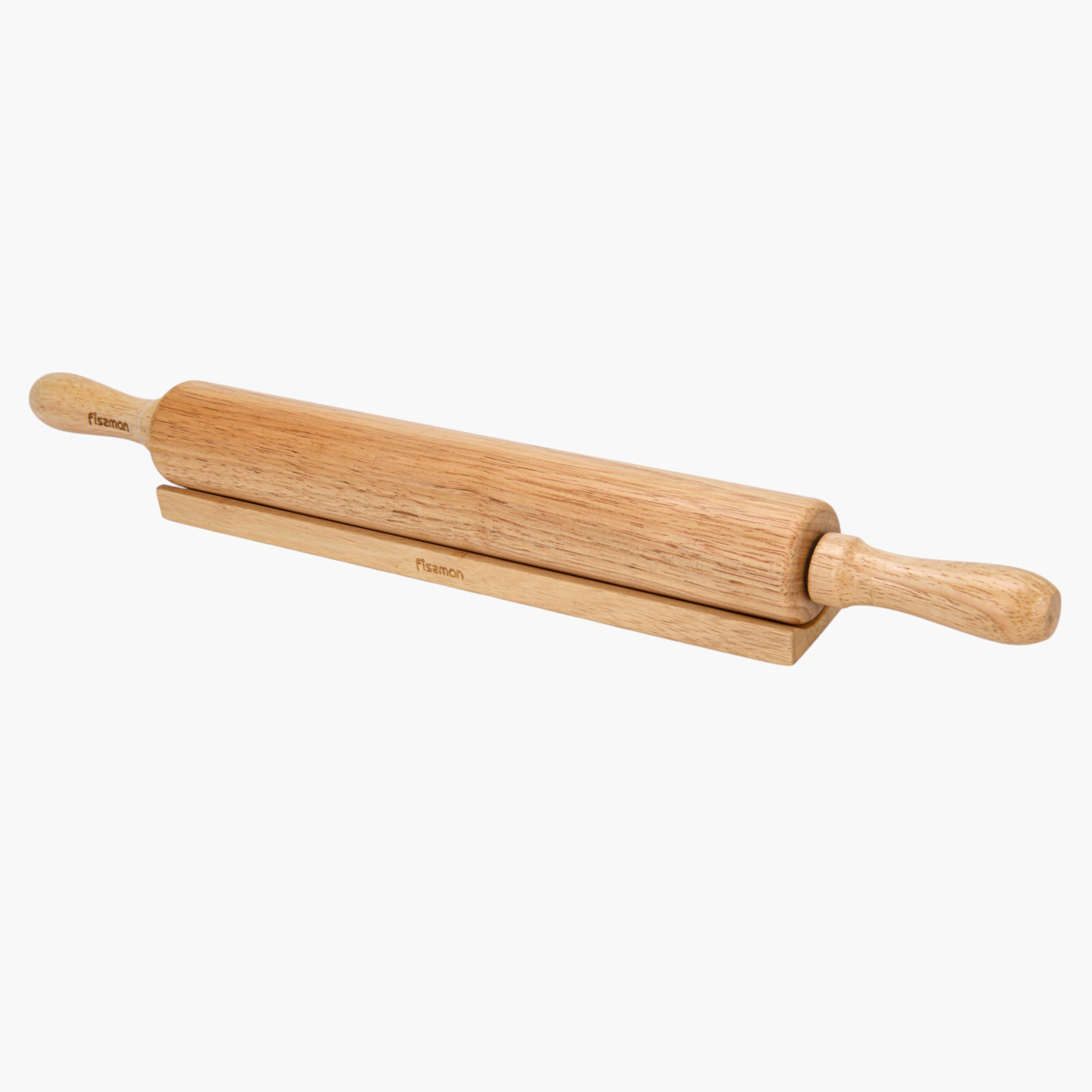 Wooden Rolling Pin with Stand-household-kitchen-kitchentoolsandutensils-foodpreparationtools-image-1