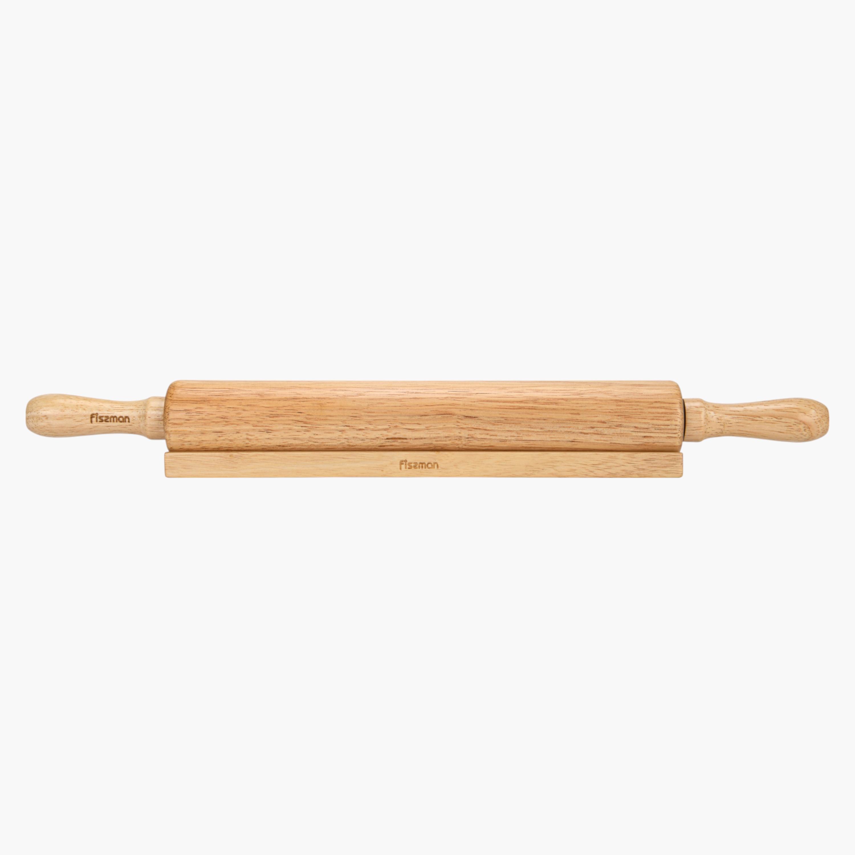 Wooden Rolling Pin with Stand-household-kitchen-kitchentoolsandutensils-foodpreparationtools-image-2