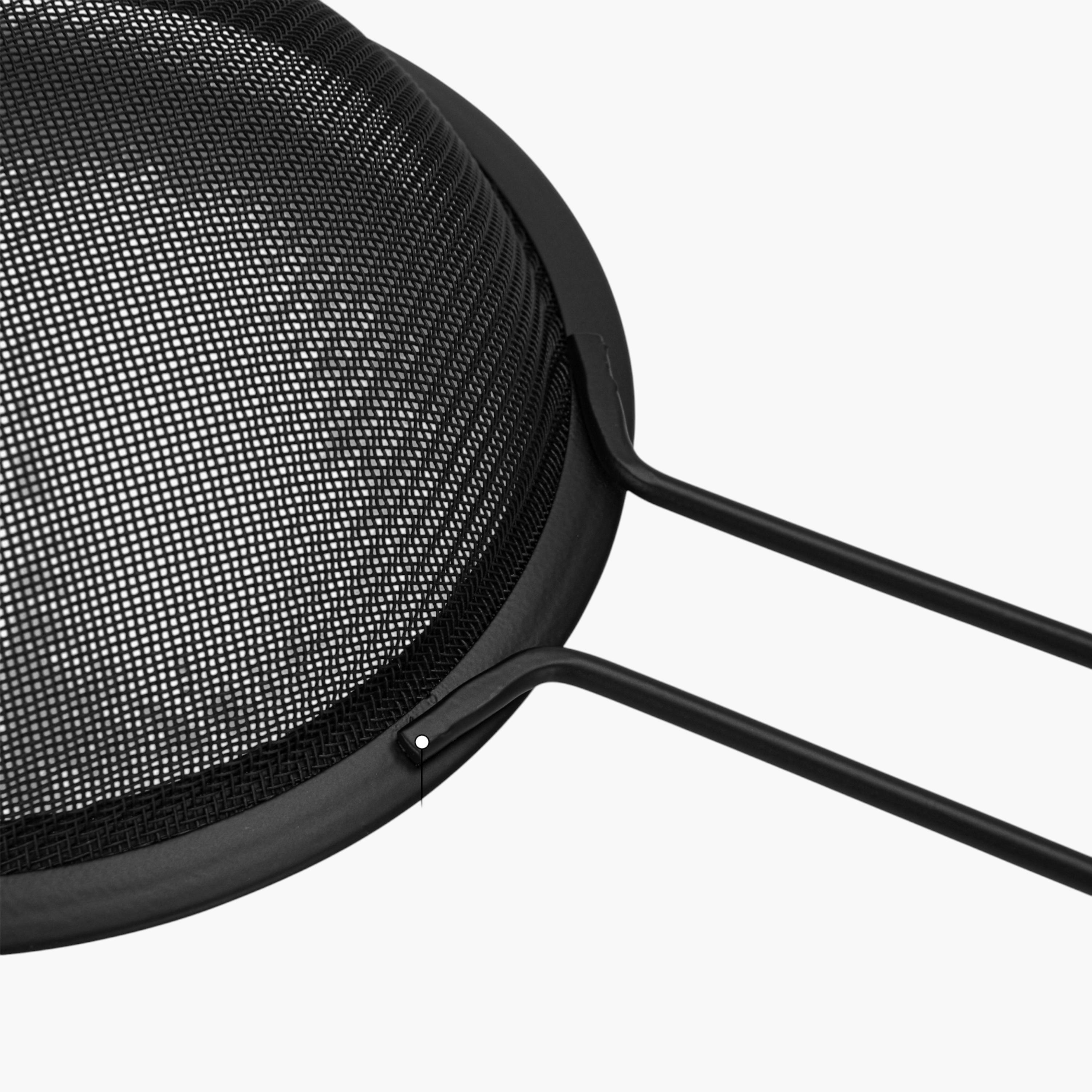 Stainless Steel Strainer with Handle - 18 cms-household-kitchen-kitchentoolsandutensils-colandersandstrainers-image-2