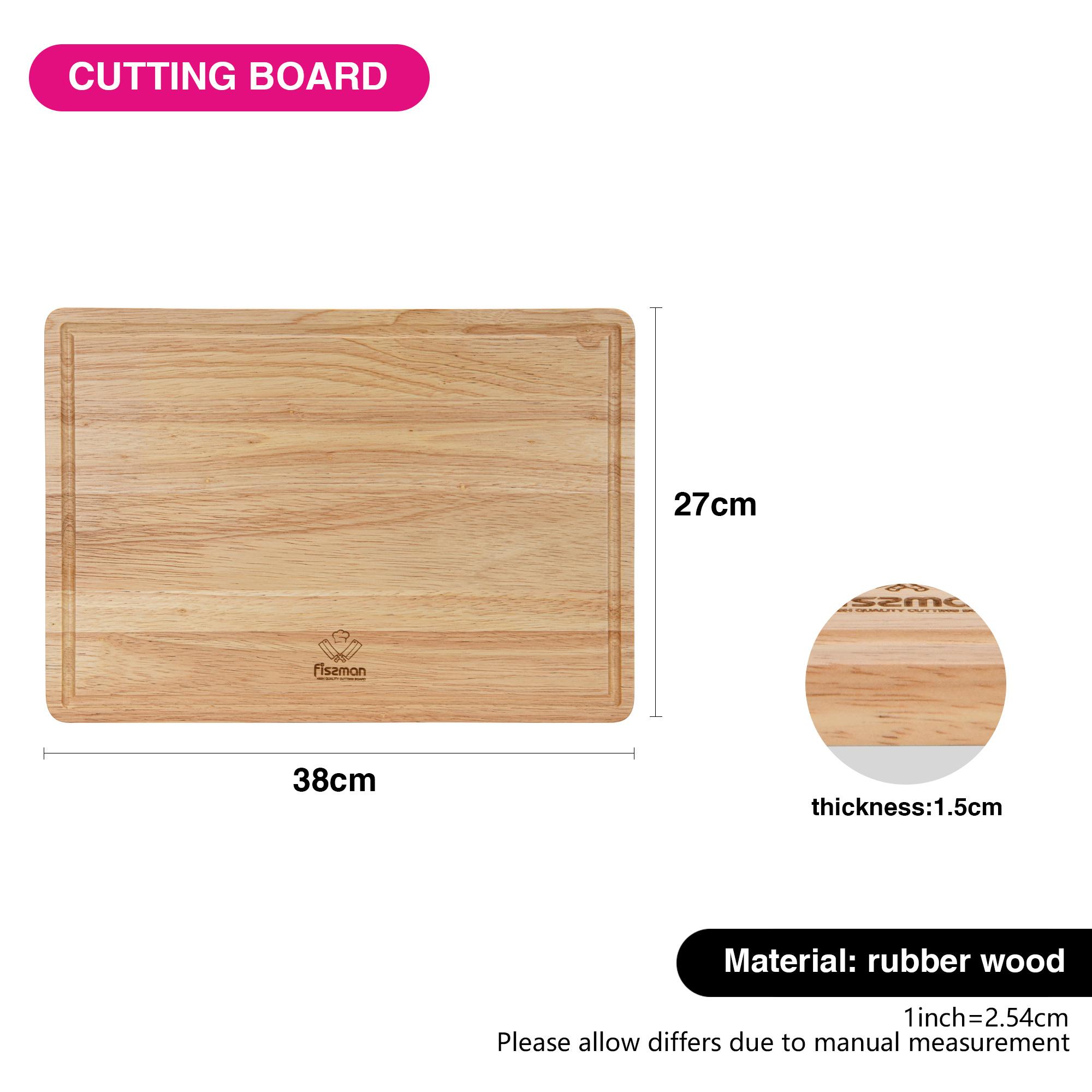 Wooden Cutting Board - 38 cms-household-kitchen-kitchentoolsandutensils-cuttingboards-image-7