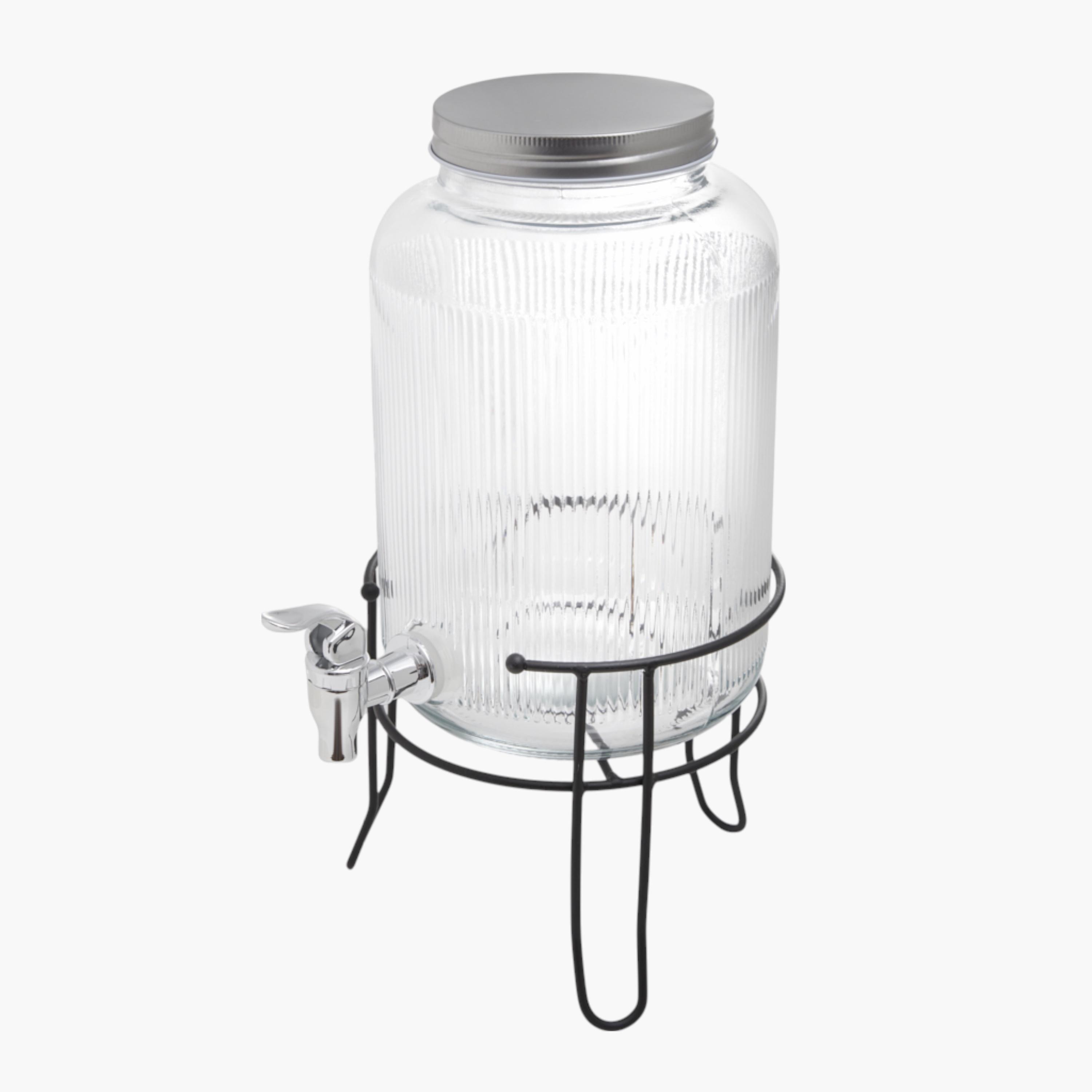 Glass Beverage Dispenser with Stand - 3.9 L-household-dining-drinkserveware-dispensers-image-2