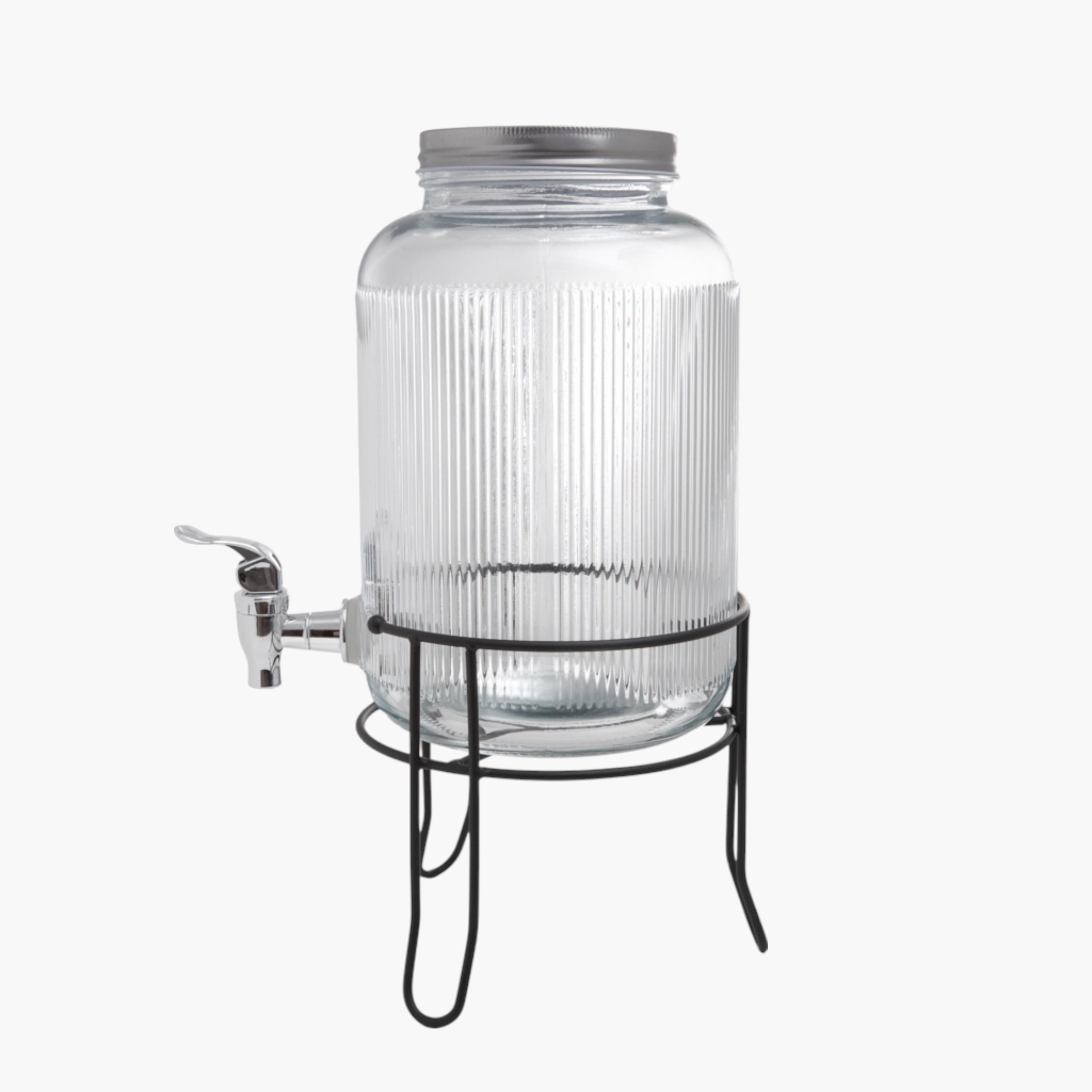 Glass Beverage Dispenser with Stand - 3.9 L-household-dining-drinkserveware-dispensers-image-3