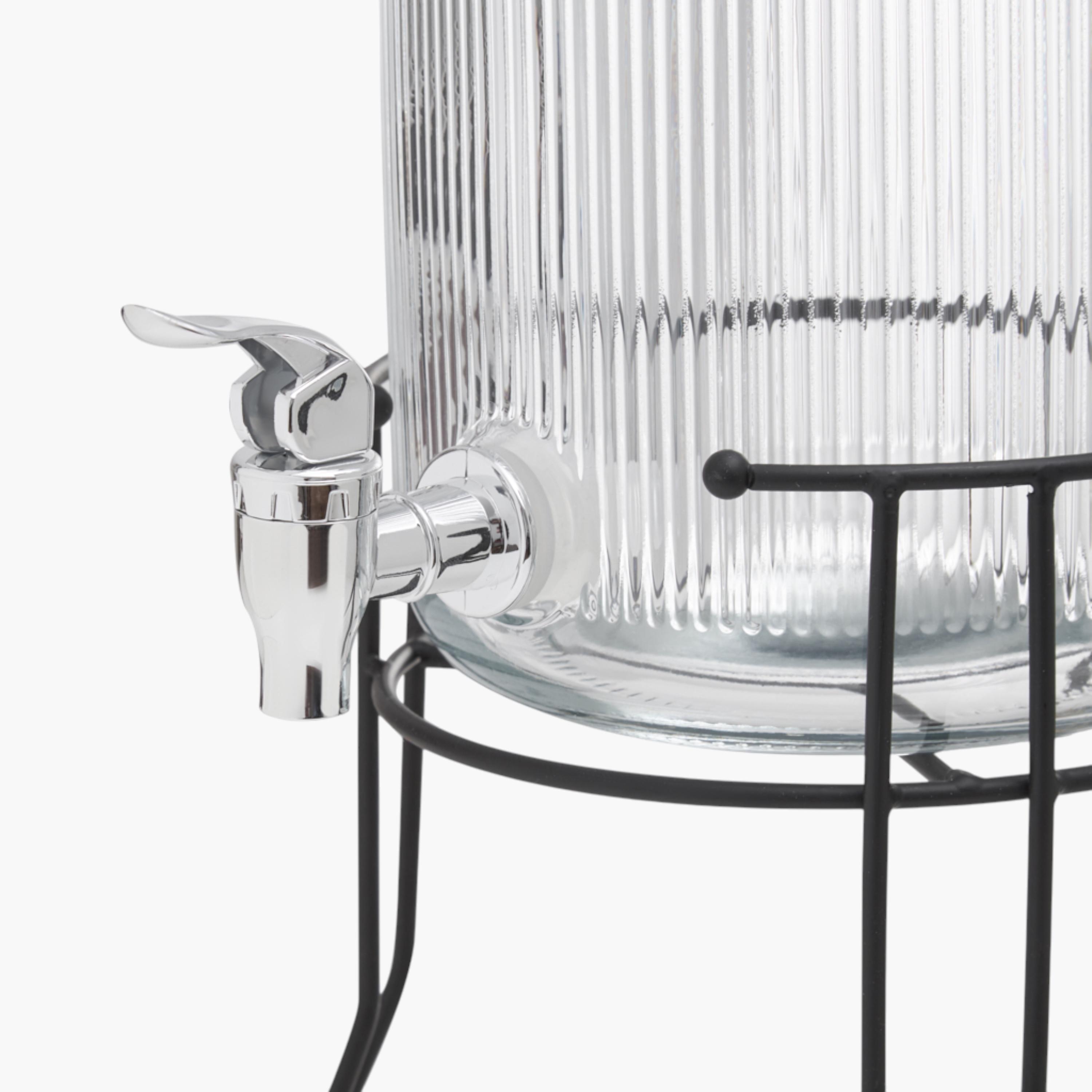 Glass Beverage Dispenser with Stand - 3.9 L-household-dining-drinkserveware-dispensers-image-6