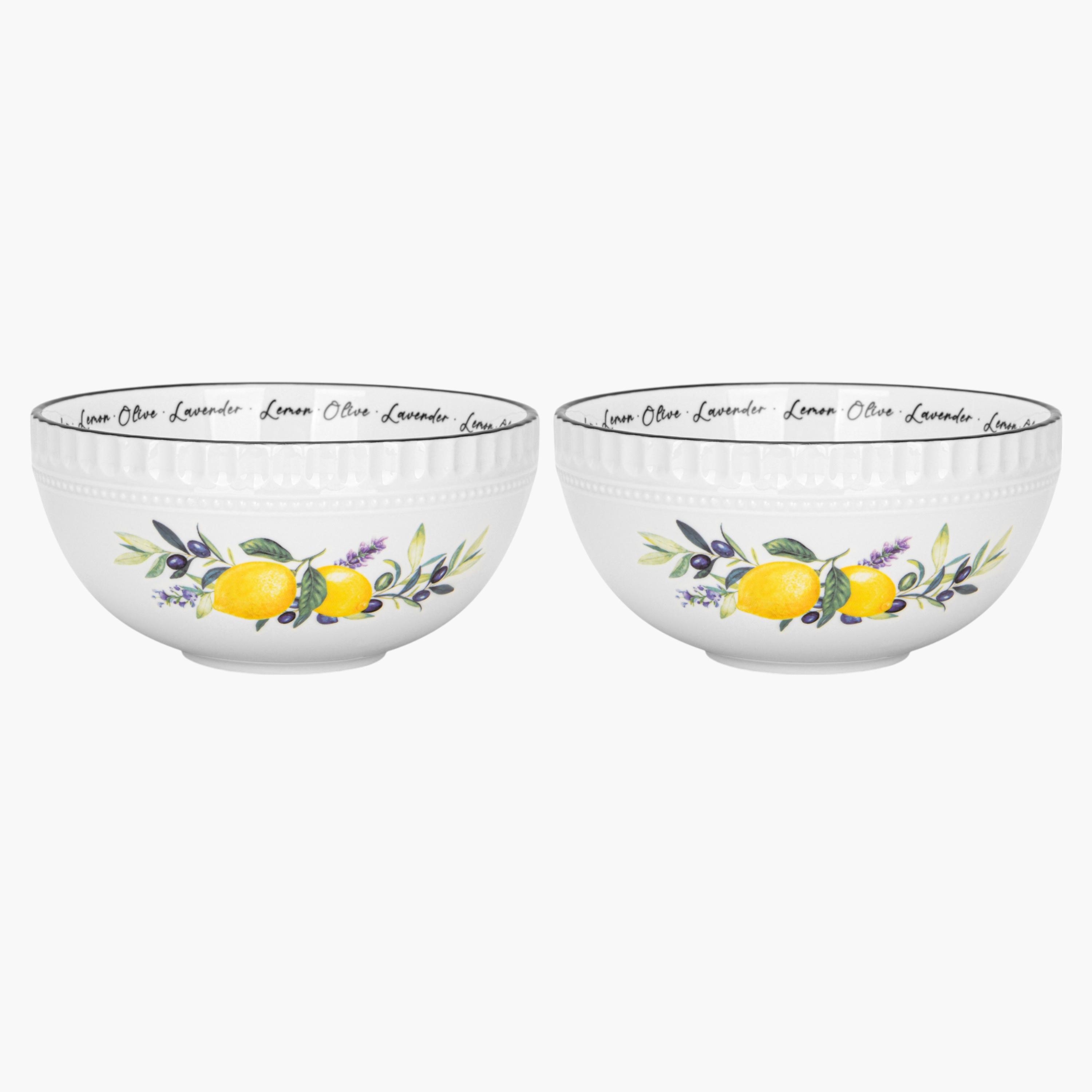 طقم أوعية تقديم بورسلان قطعتين من فيسمان بروفانس - 16 سم-household-dining-dinnerware-bowls-image-5