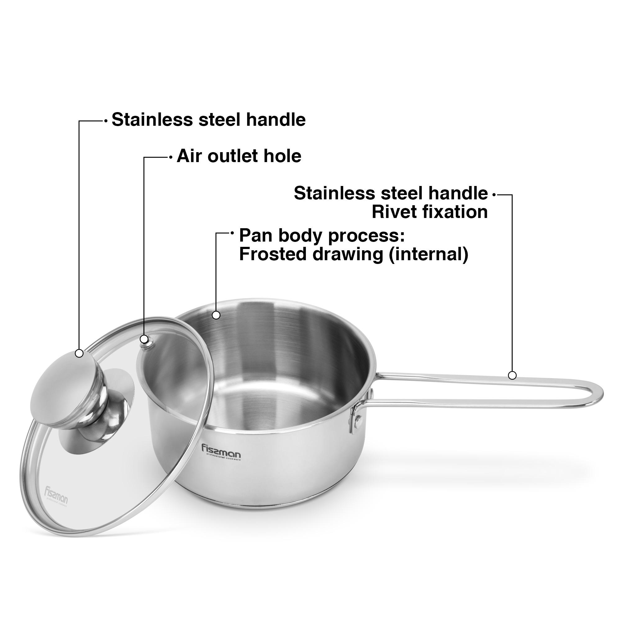 قدر صغير من الستانلس ستيل بغطاء زجاجي - فيسمان - 600 مل-household-kitchen-cookware-potsandpans-image-2