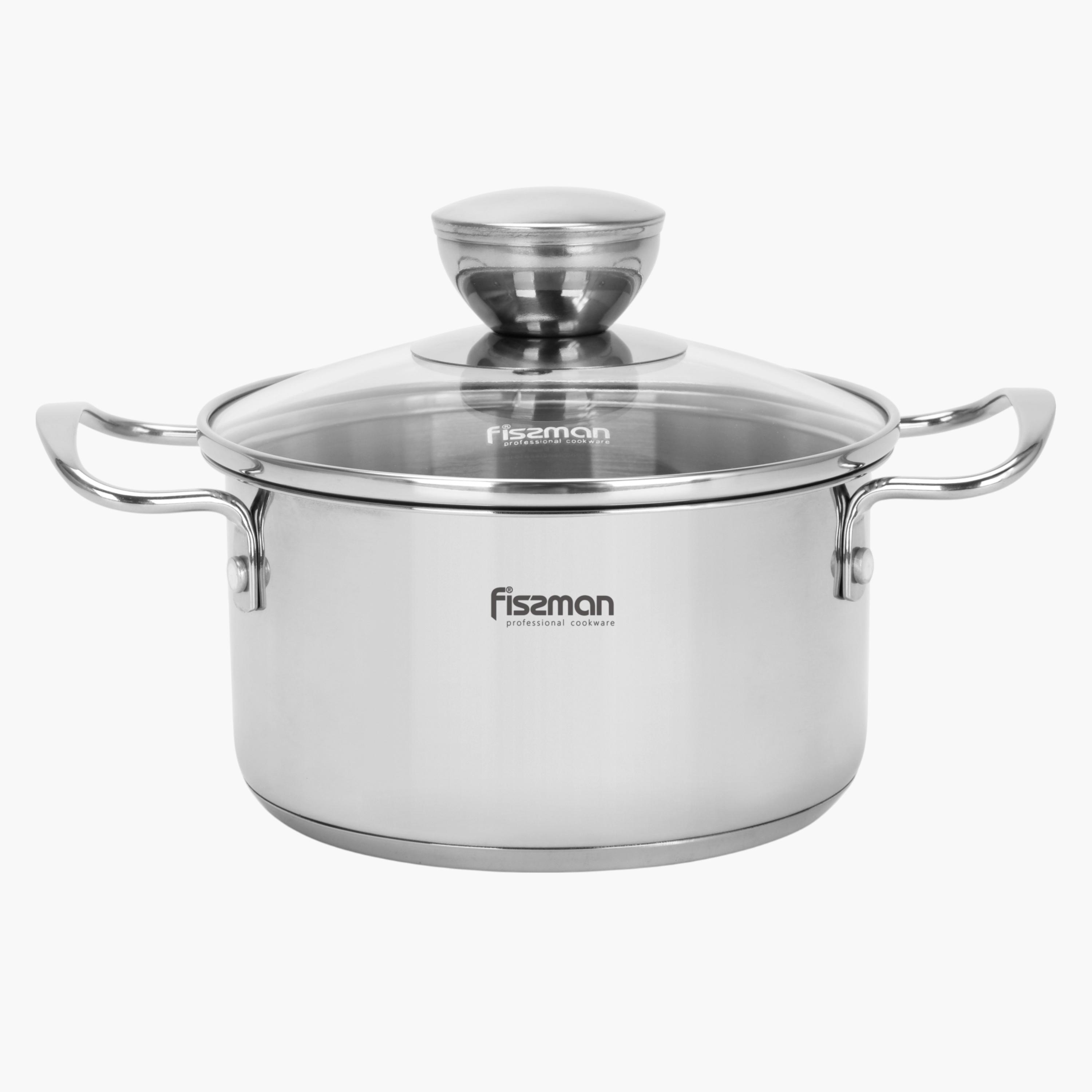 قدر طهي ستانليس ستيل مع غطاء زجاجي من فيسمان - 900 مل-household-kitchen-cookware-potsandpans-image-5