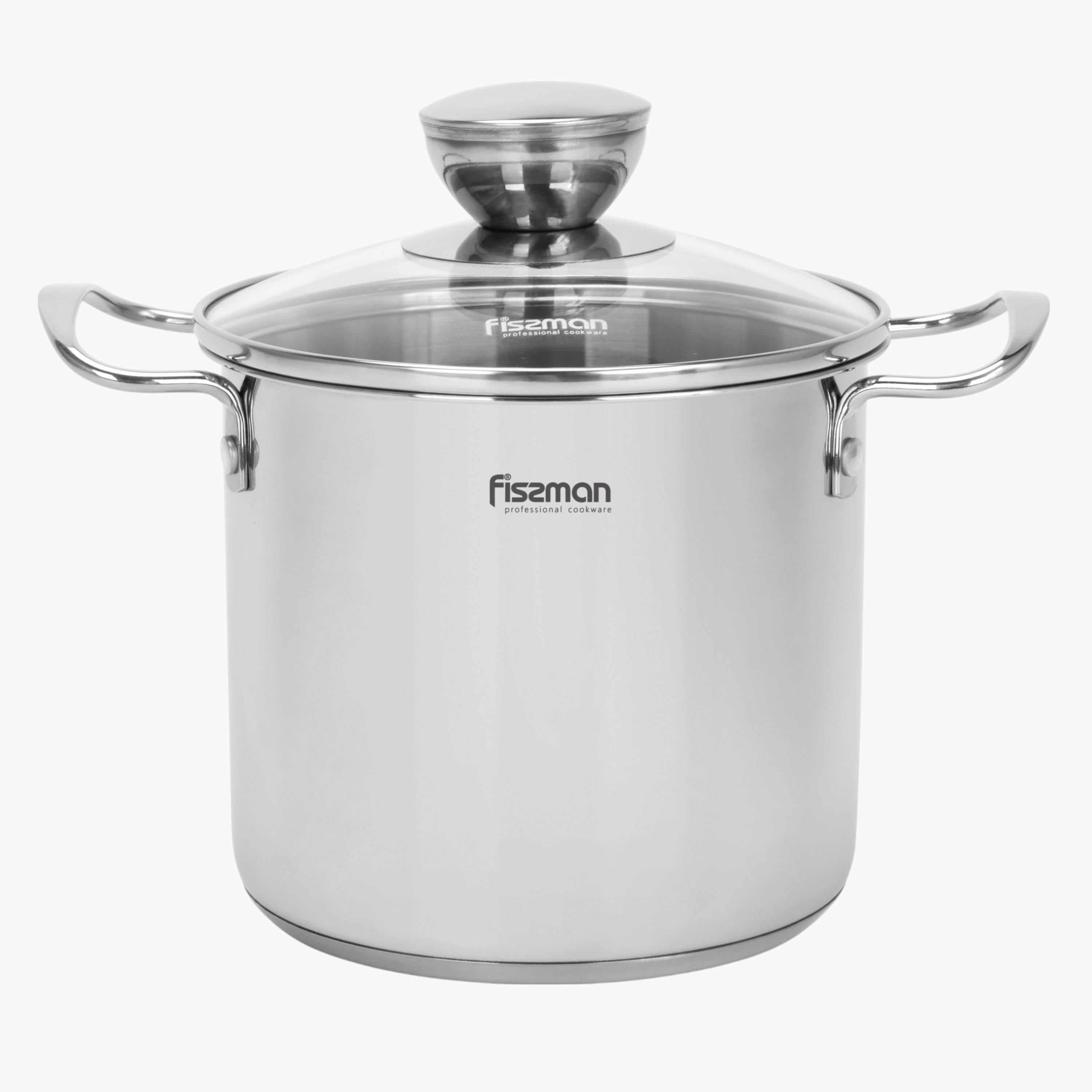 Fissman Stainless Steel Cooking Pot with Glass Lid - 1.9 L-household-kitchen-cookware-potsandpans-image-6