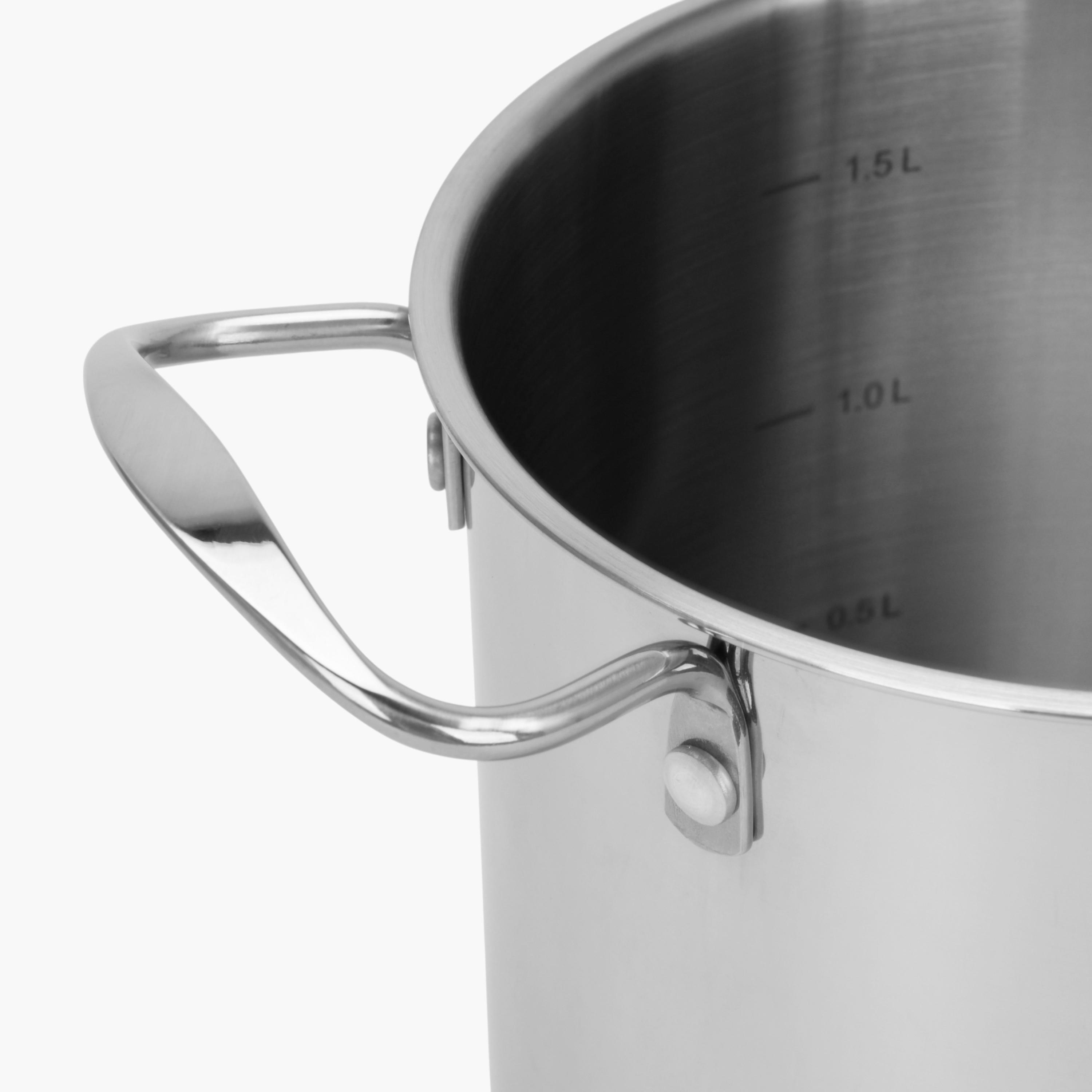 Fissman Stainless Steel Cooking Pot with Glass Lid - 1.9 L-household-kitchen-cookware-potsandpans-image-7