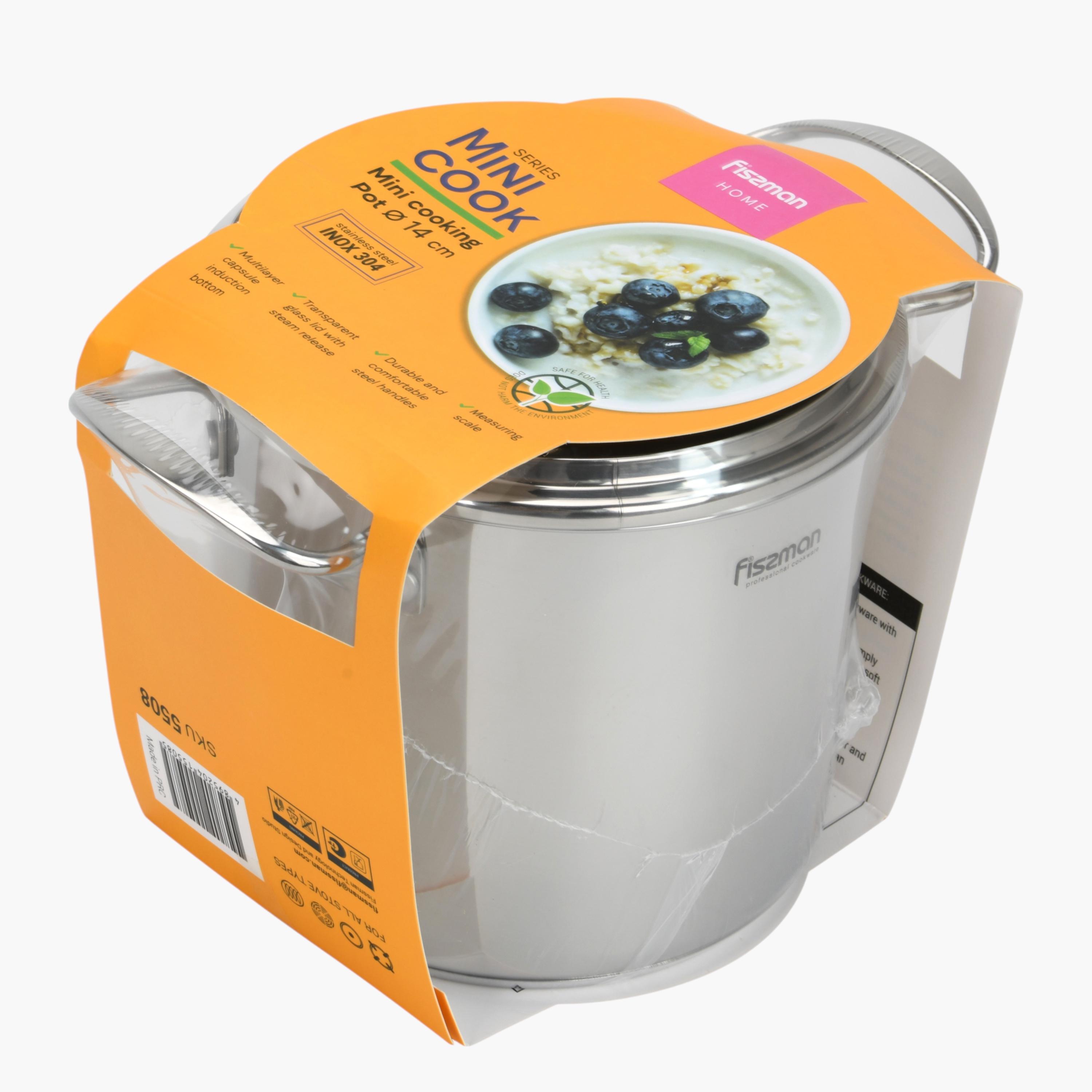 Fissman Stainless Steel Cooking Pot with Glass Lid - 1.9 L-household-kitchen-cookware-potsandpans-image-8