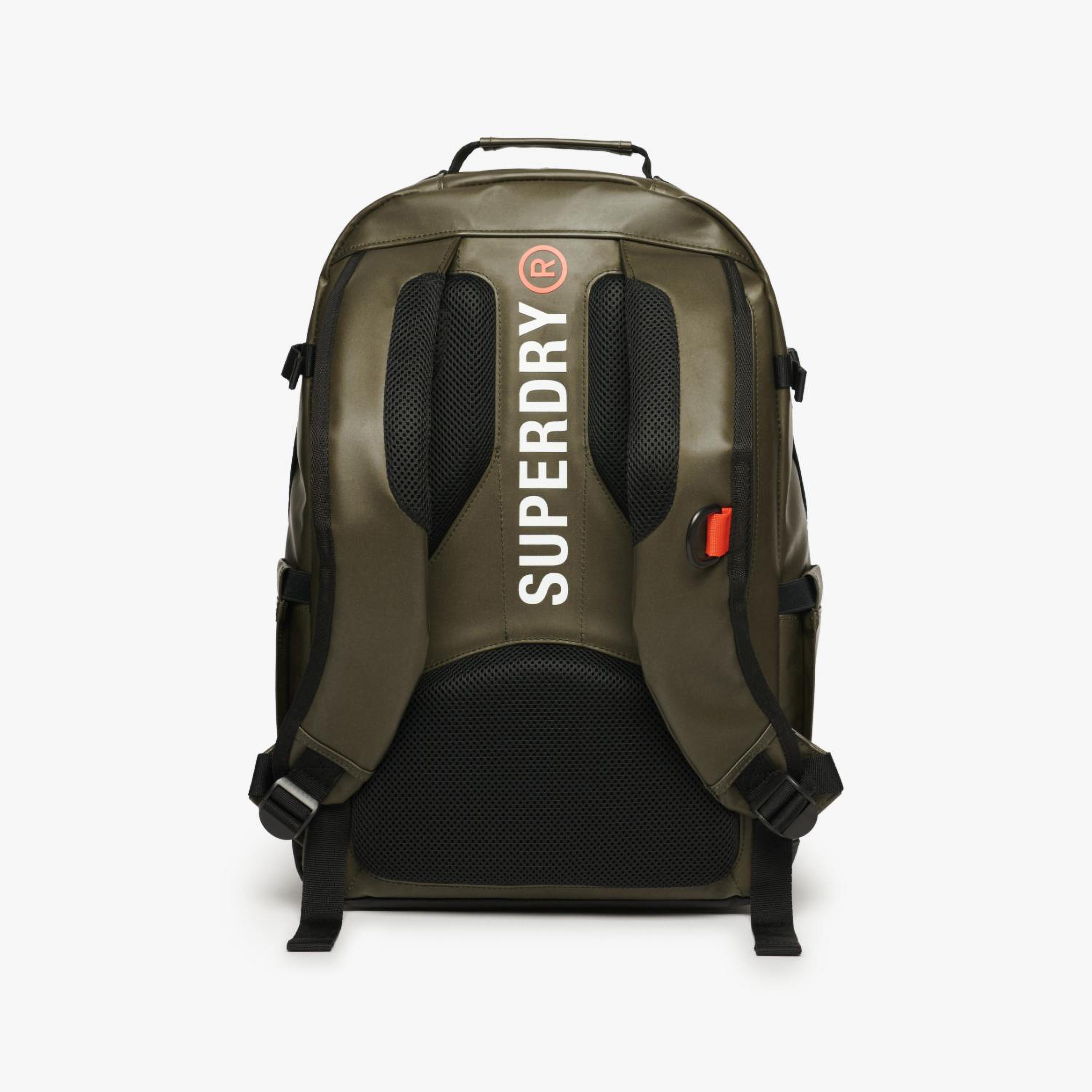 Superdry Tarp Utility Embroidered Logo Top Handled Backpack with Adjustable Shoulder Straps-travel-luggagesandbags-backpacks-image-3