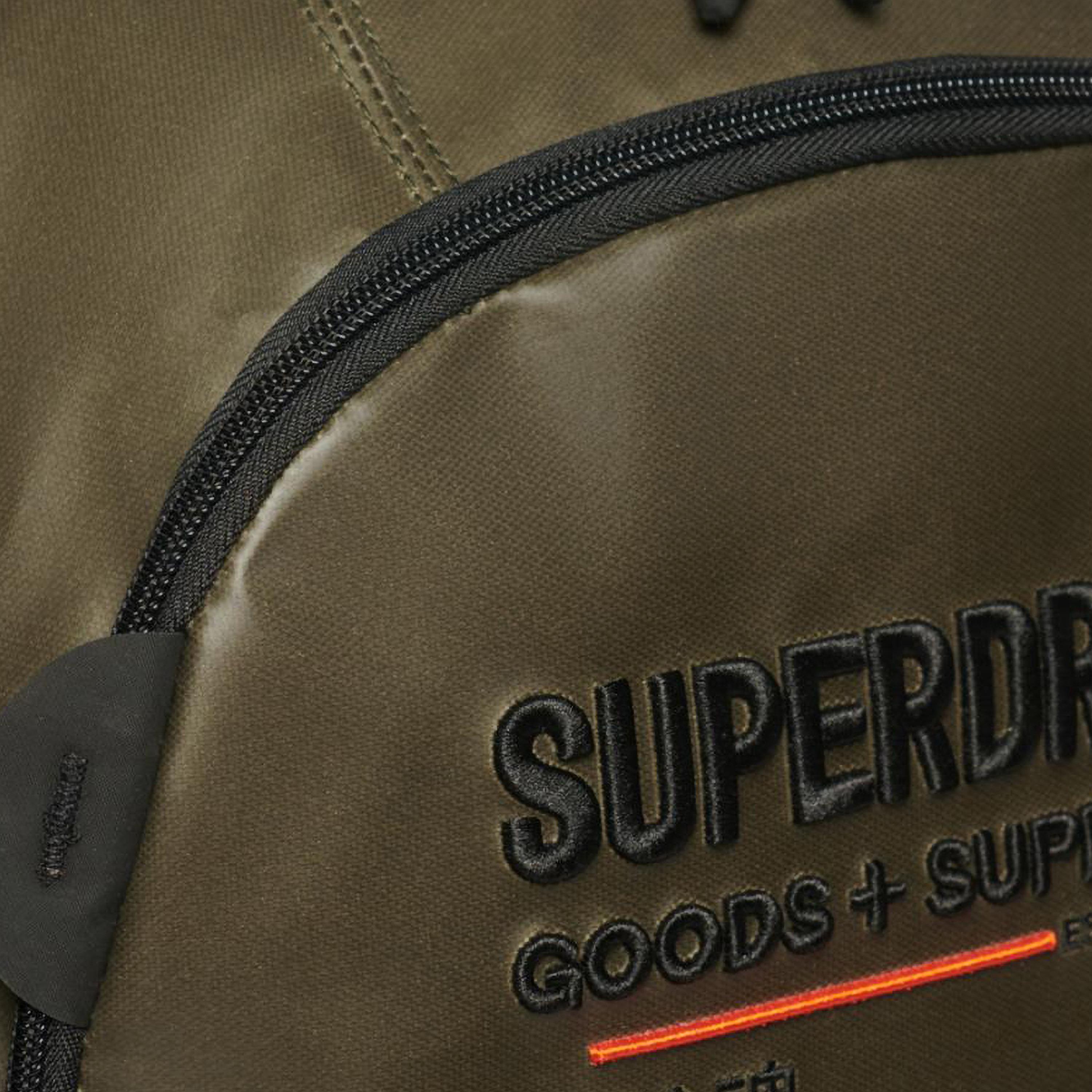 Superdry Tarp Utility Embroidered Logo Top Handled Backpack with Adjustable Shoulder Straps-travel-luggagesandbags-backpacks-image-5