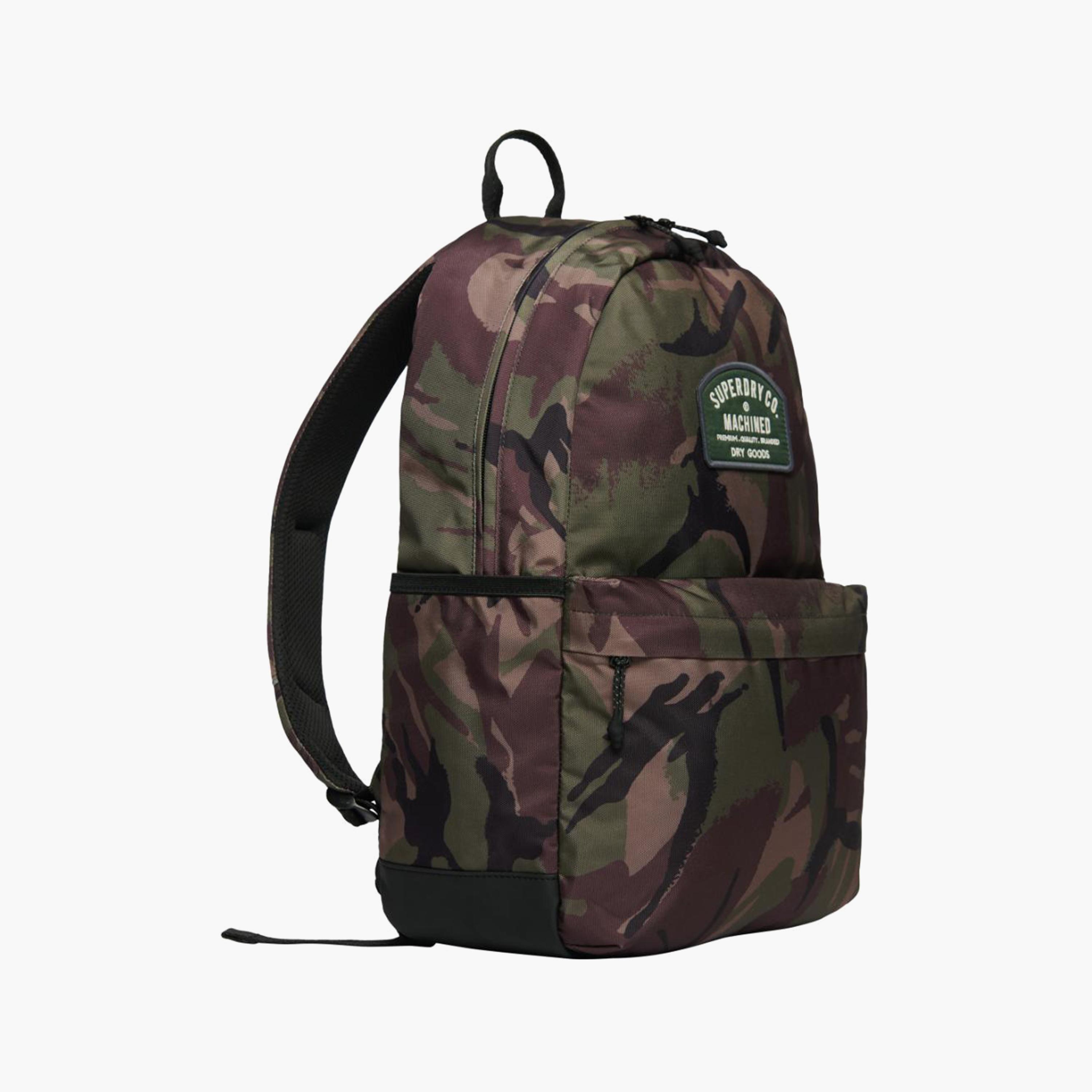 Superdry Classic Patch Montana Camouflage Top Handled Backpack with Adjustable Shoulder Straps-travel-luggagesandbags-backpacks-image-2