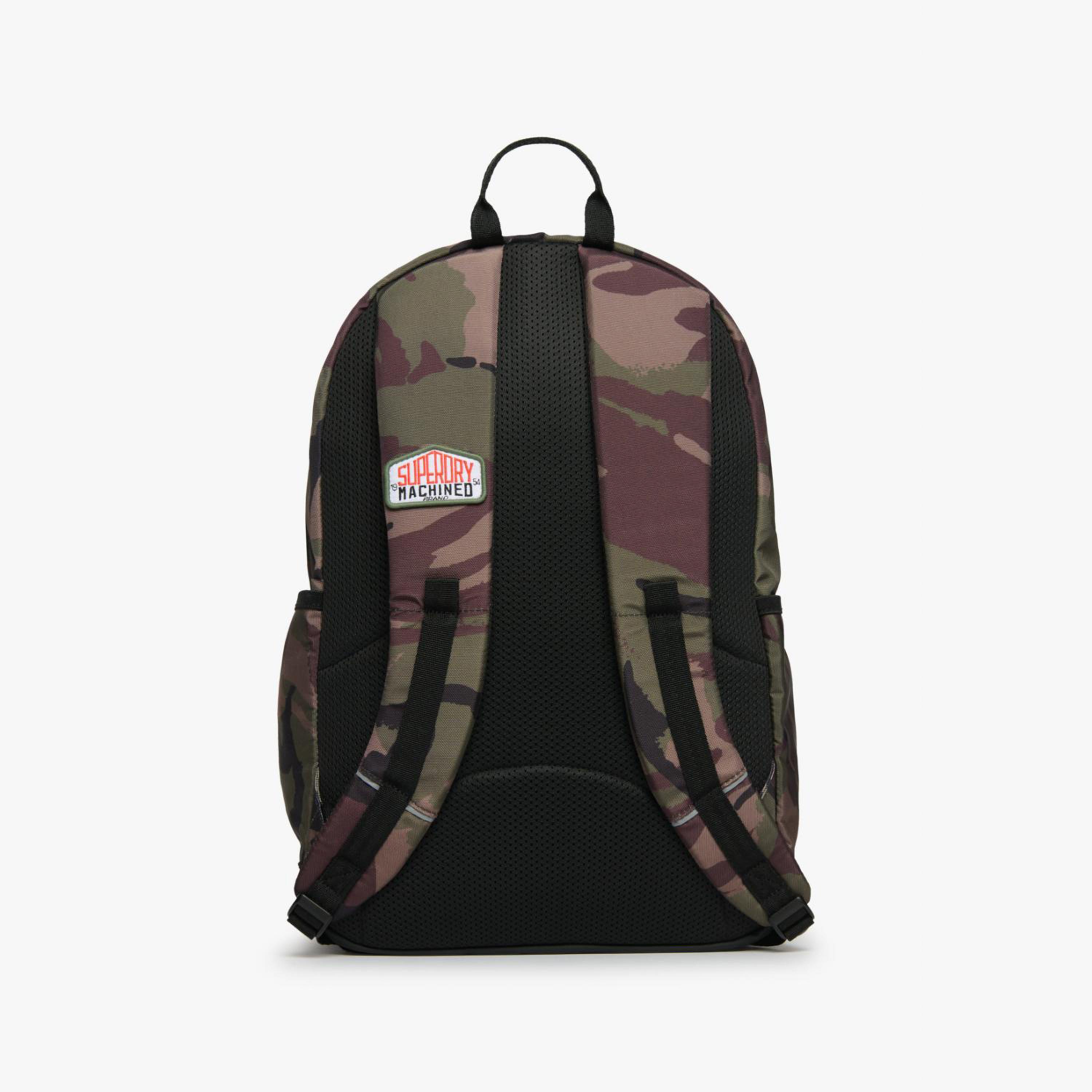 Superdry Classic Patch Montana Camouflage Top Handled Backpack with Adjustable Shoulder Straps-travel-luggagesandbags-backpacks-image-3