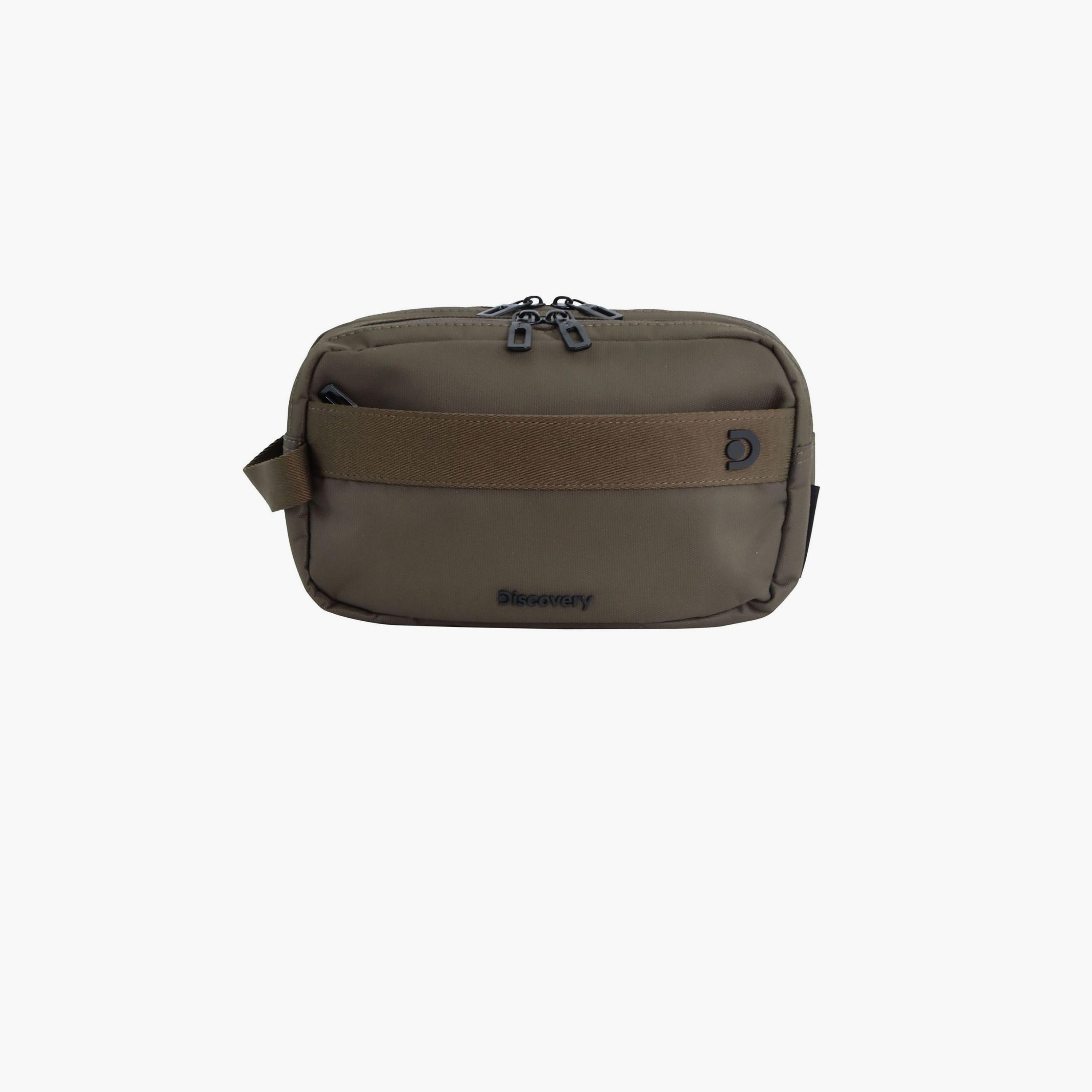 Discovery Downtown Solid Toiletry Bag with Zipper Closure-men-bags-image-1
