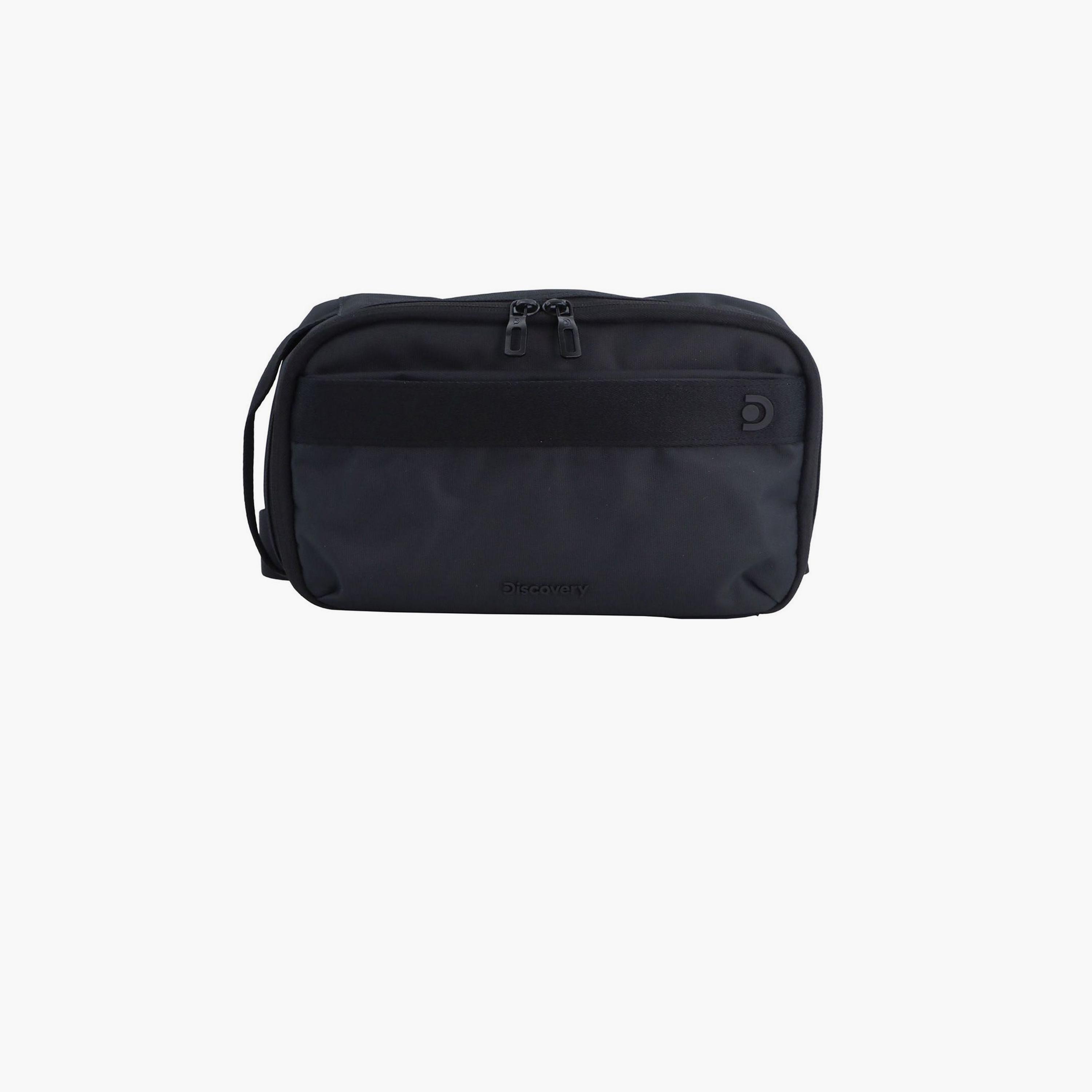 Discovery Downtown Solid Sling Bag with Zipper Closure and Detachable Strap-men-bags-image-1
