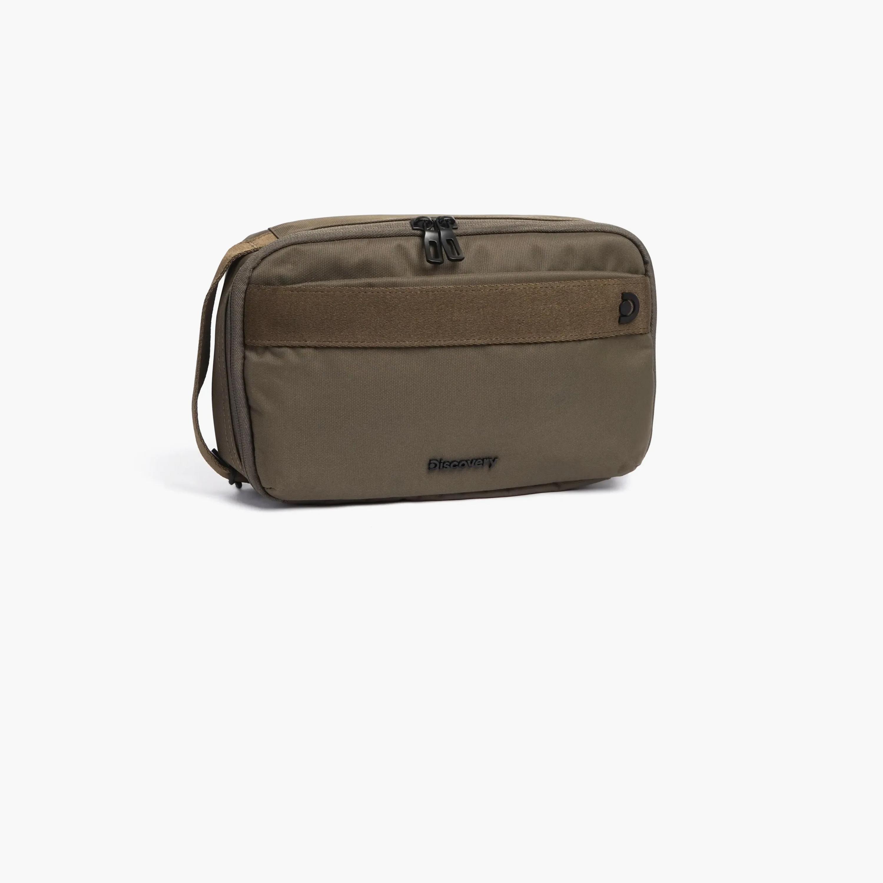 Discovery Downtown Solid Sling Bag with Zipper Closure and Detachable Strap-men-bags-image-1